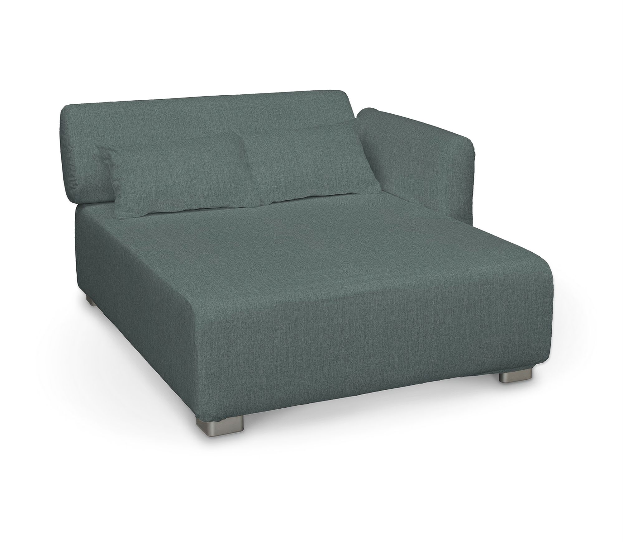 Bezug für Mysinge Sessel Farbe blau Stoff strukturiert