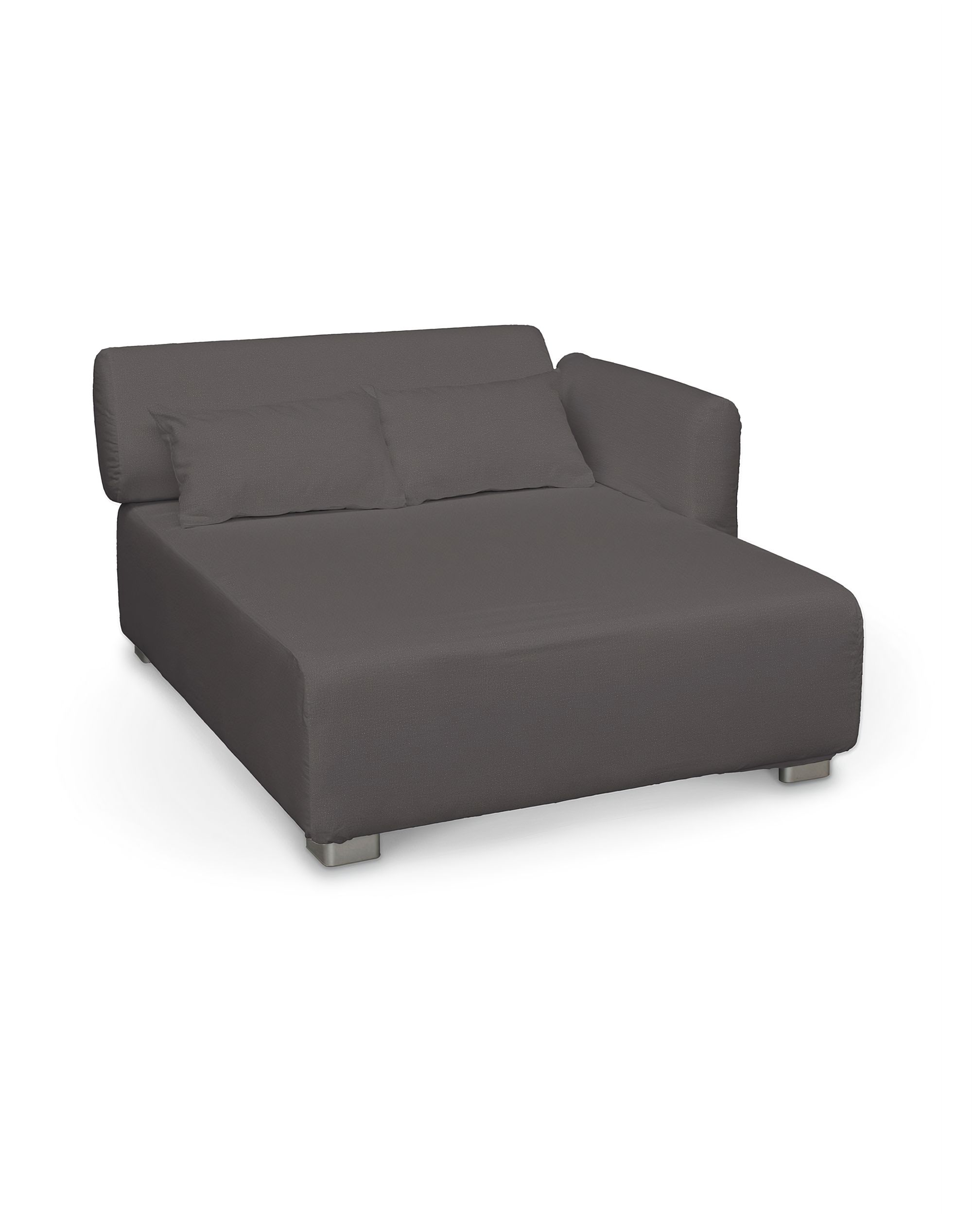 Bezug für Mysinge Sessel Farbe braun Stoff samt