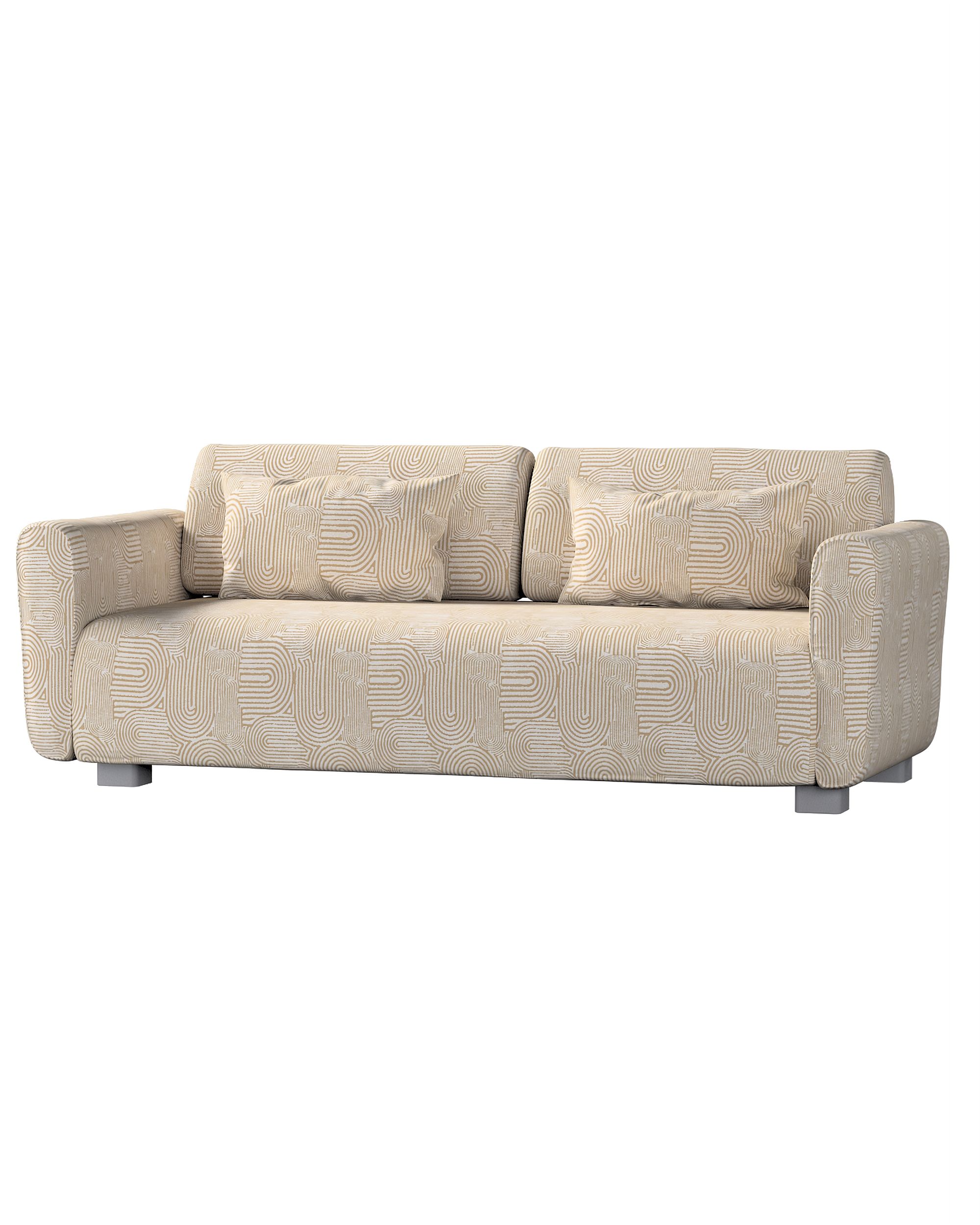 Bezug für Mysinge 2-Sitzer Sofa Farbe beige Stoff strukturiert, gemustert