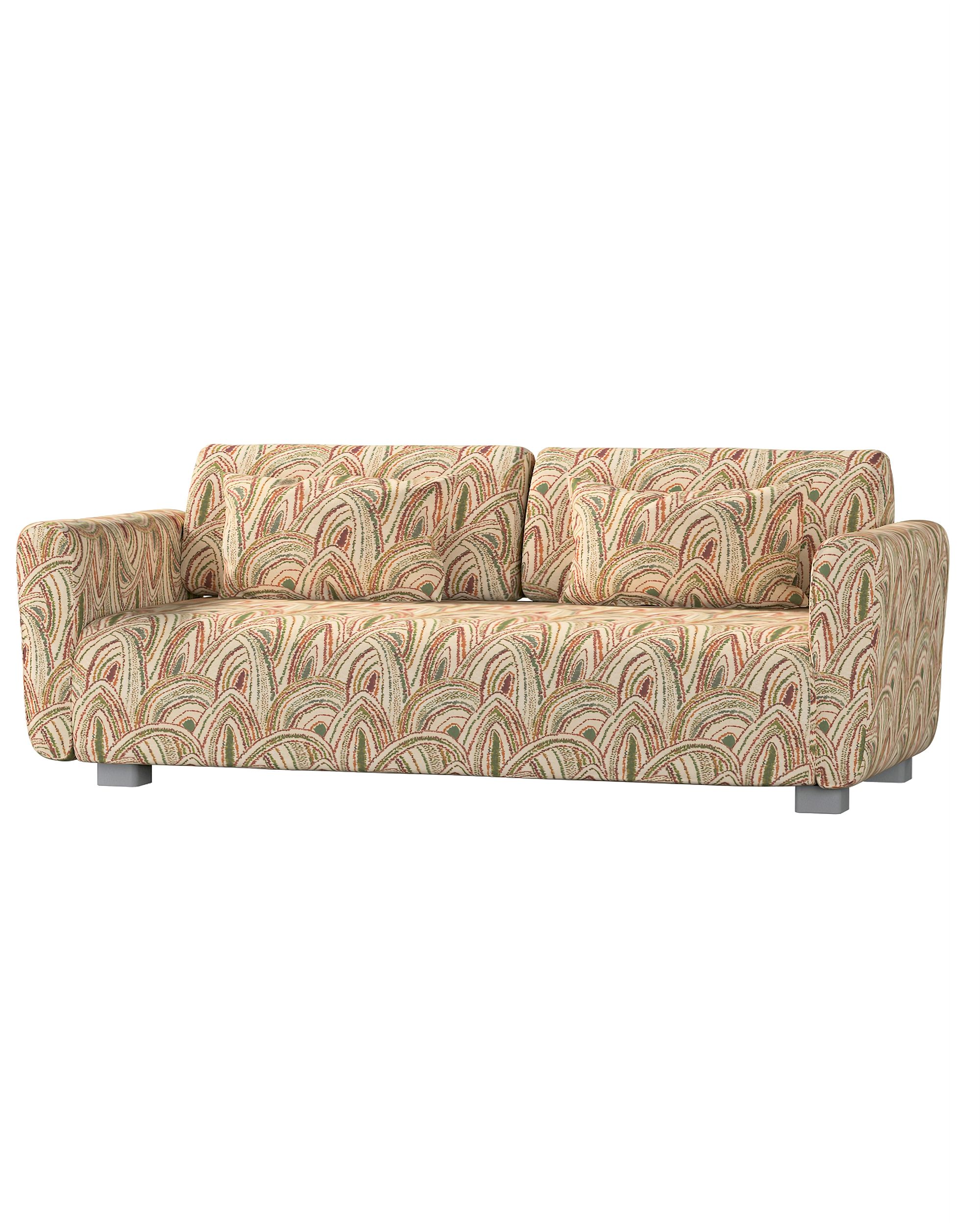 Bezug für Mysinge 2-Sitzer Sofa Farbe bunt Stoff strukturiert, gemustert