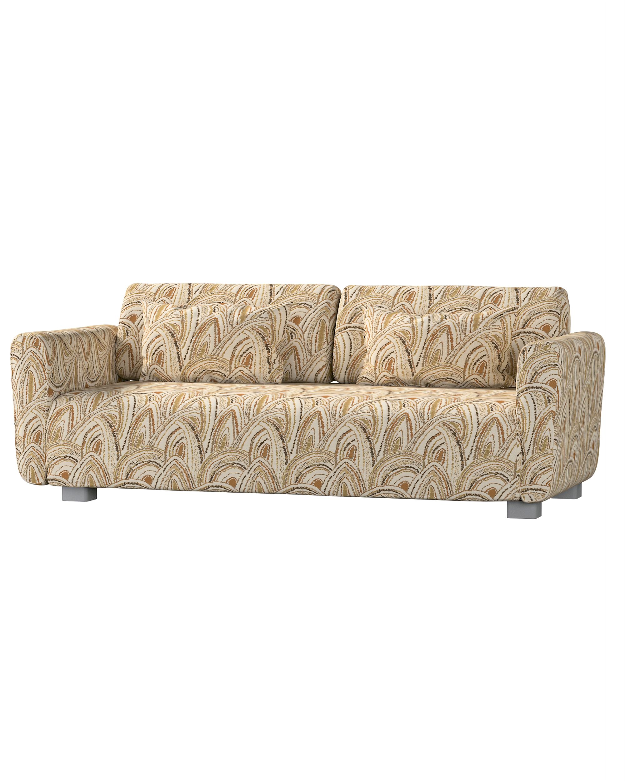 Bezug für Mysinge 2-Sitzer Sofa Farbe beige Stoff strukturiert, gemustert
