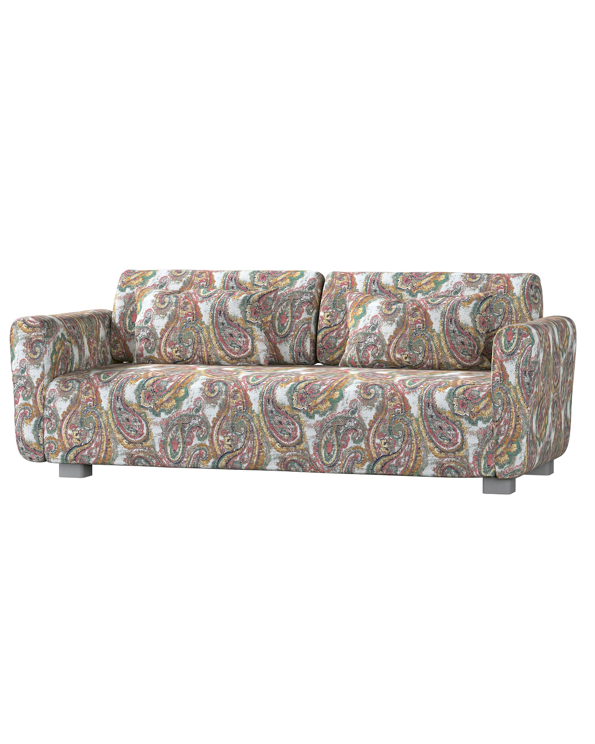 Bezug für Mysinge 2-Sitzer Sofa Farbe bunt Stoff strukturiert, gemustert