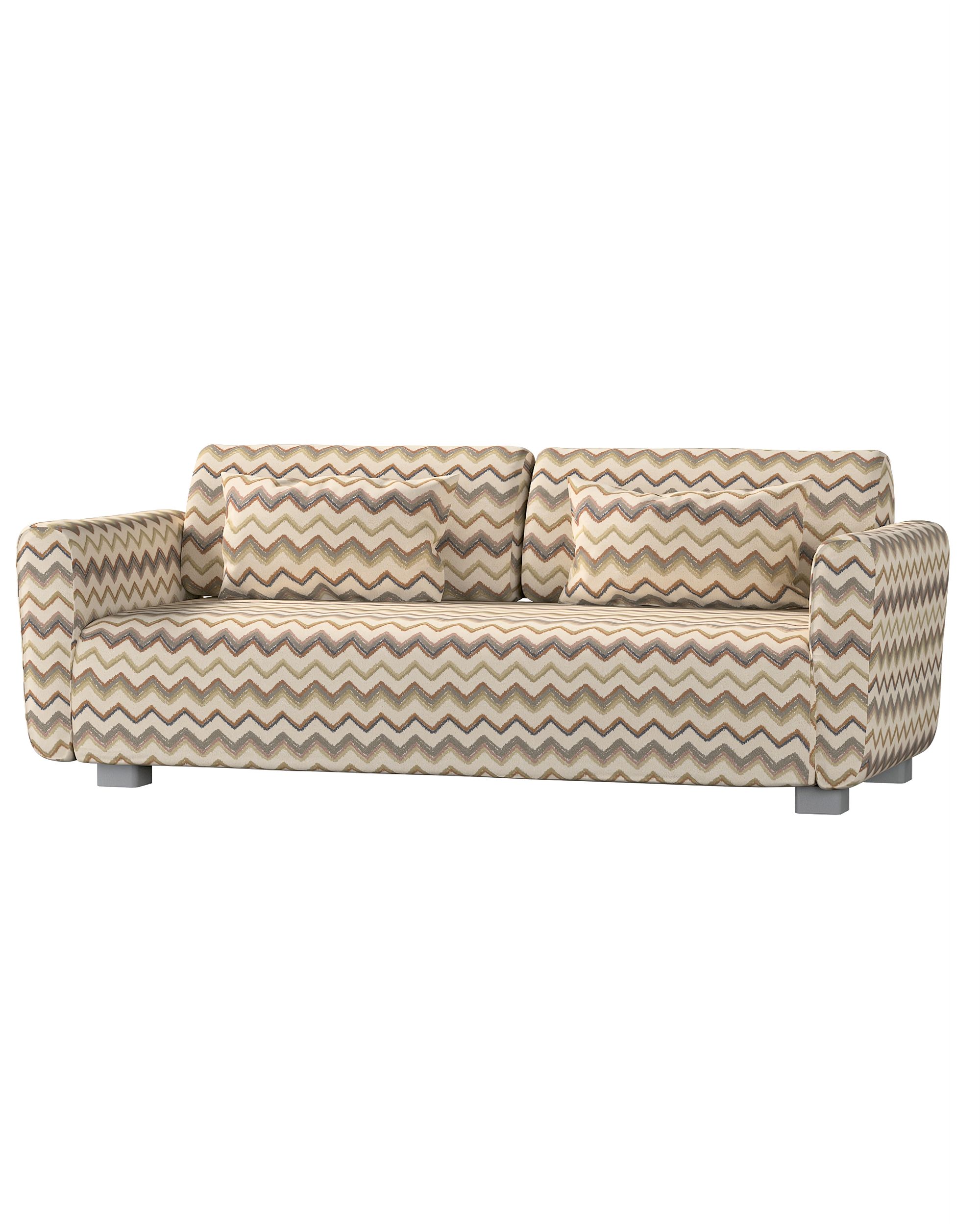 Bezug für Mysinge 2-Sitzer Sofa Farbe beige Stoff strukturiert, gemustert