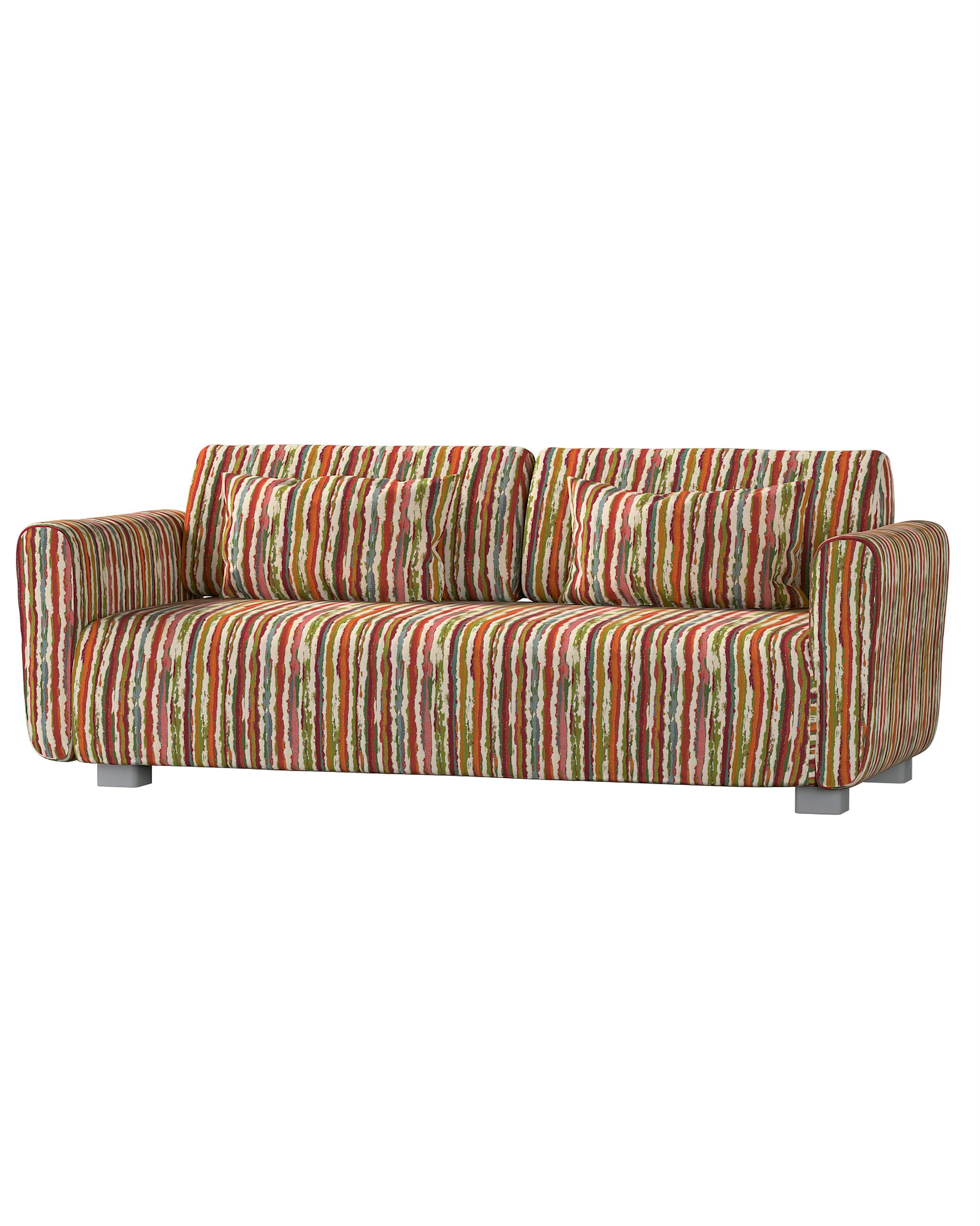 Bezug für Mysinge 2-Sitzer Sofa Farbe bunt Stoff strukturiert, gemustert