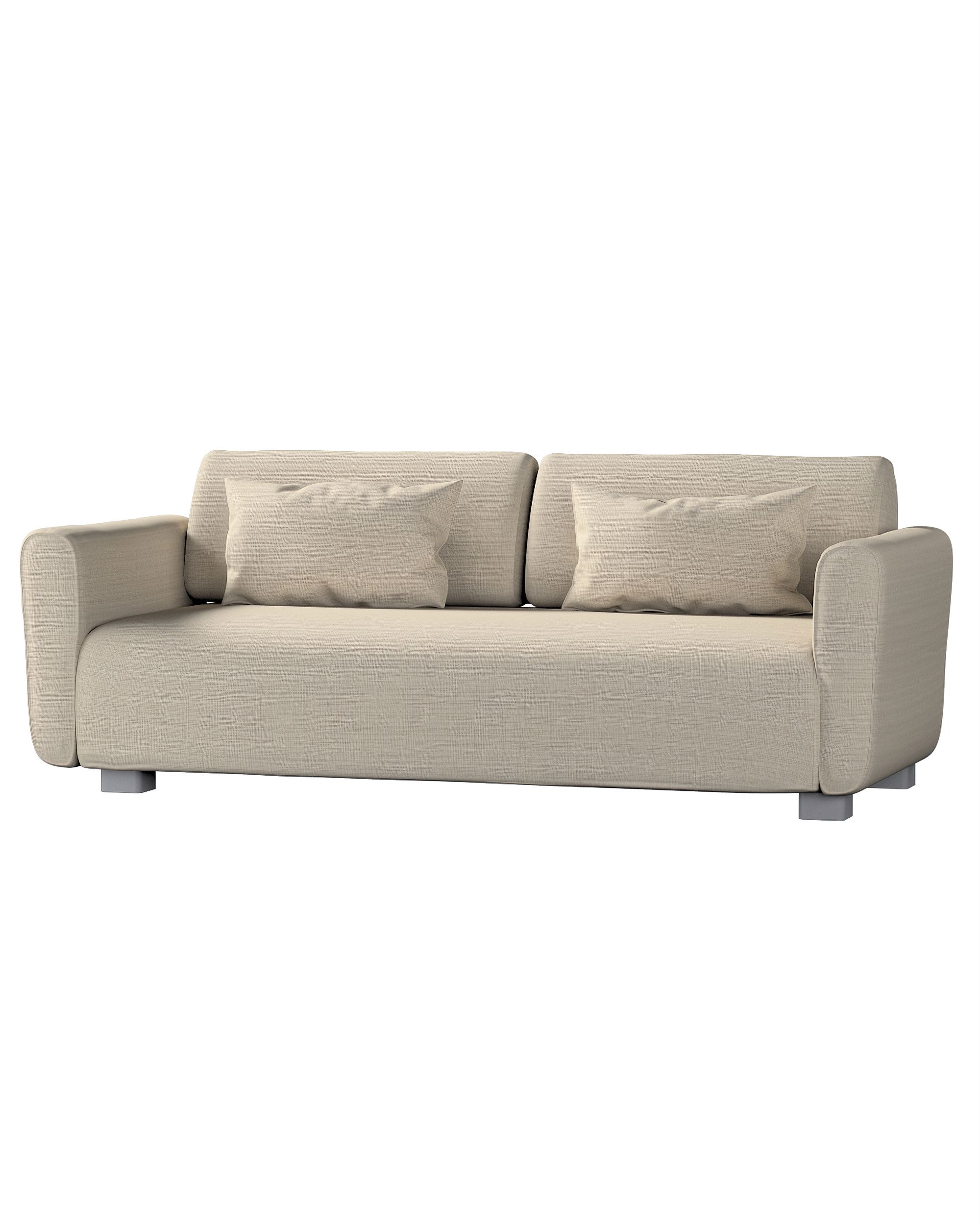 Bezug für Mysinge 2-Sitzer Sofa Farbe beige Stoff strukturiert