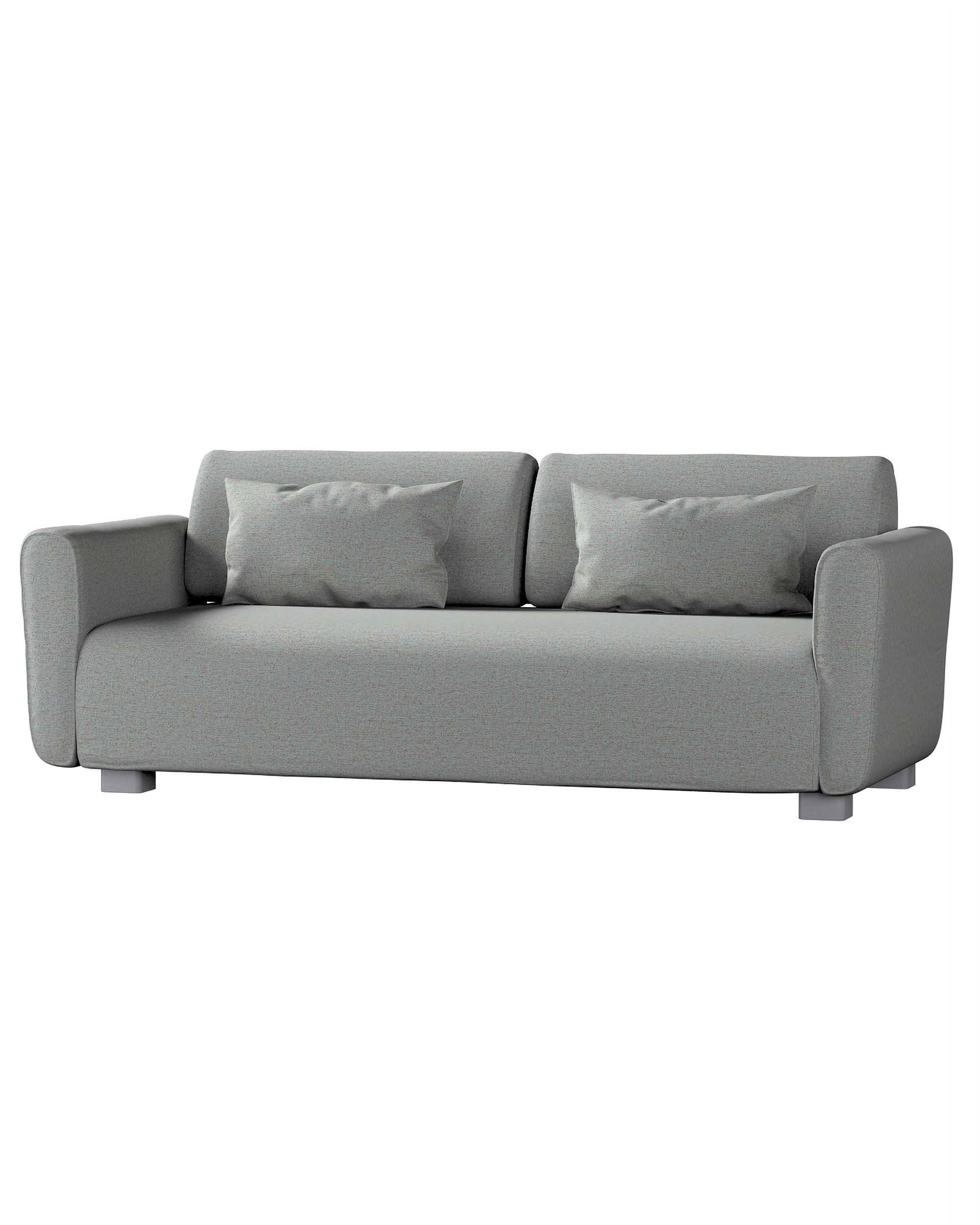 Bezug für Mysinge 2-Sitzer Sofa Farbe blau Stoff strukturiert