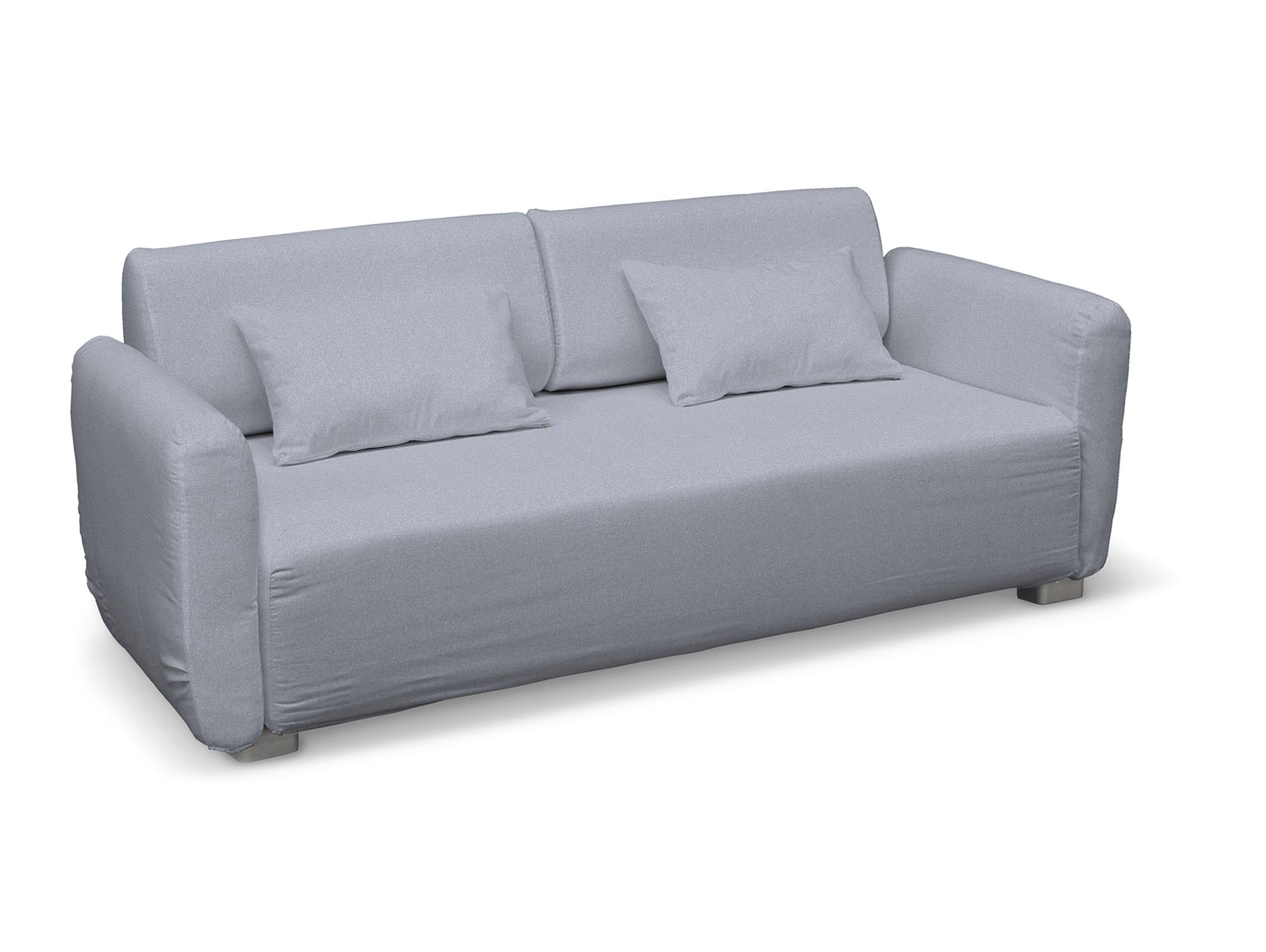 Bezug für Mysinge 2-Sitzer Sofa Farbe blau Stoff strukturiert