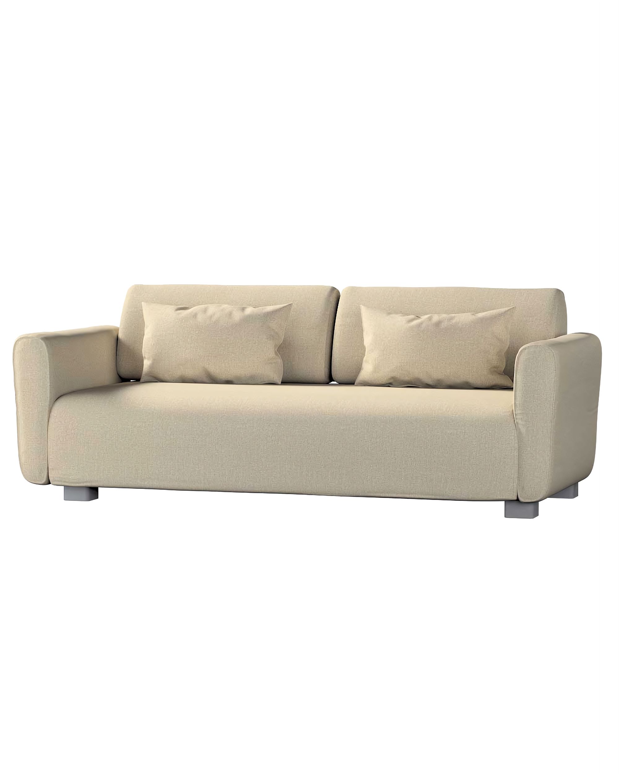 Bezug für Mysinge 2-Sitzer Sofa Farbe beige Stoff strukturiert