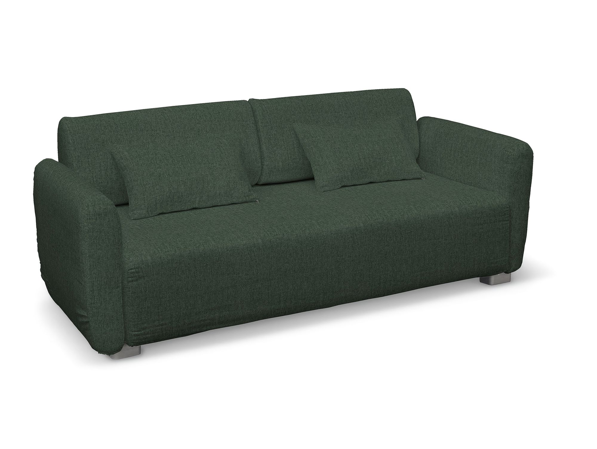 Bezug für Mysinge 2-Sitzer Sofa Farbe grün Stoff strukturiert