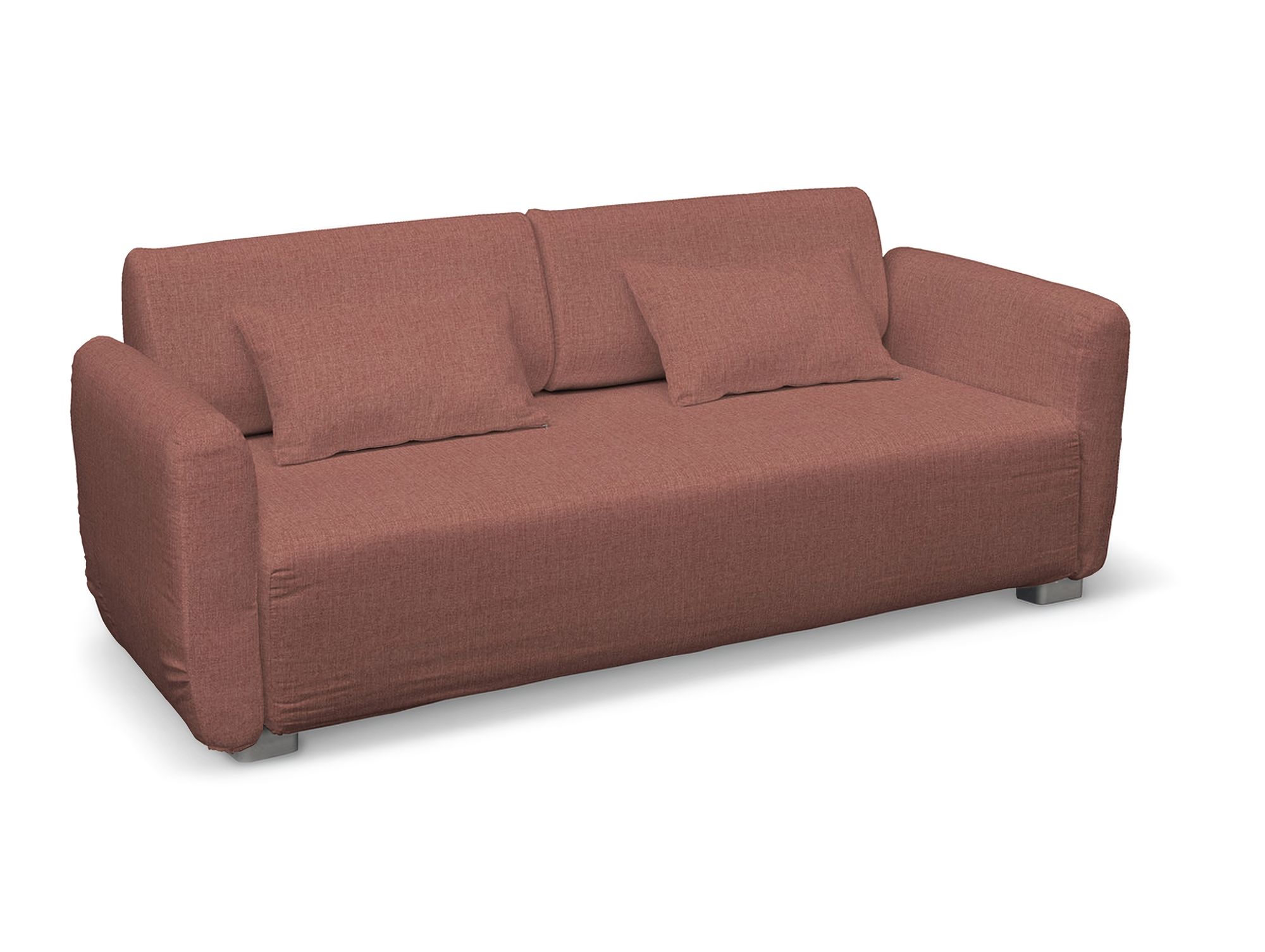 Bezug für Mysinge 2-Sitzer Sofa Farbe braun Stoff strukturiert