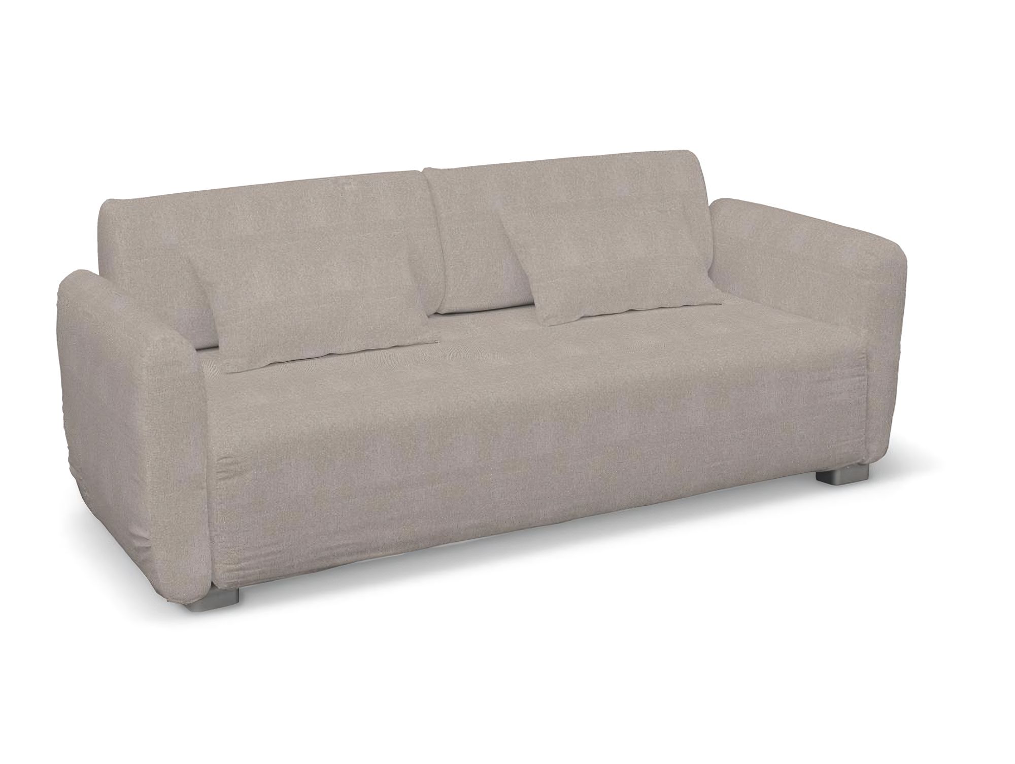 Bezug für Mysinge 2-Sitzer Sofa Farbe beige Stoff strukturiert