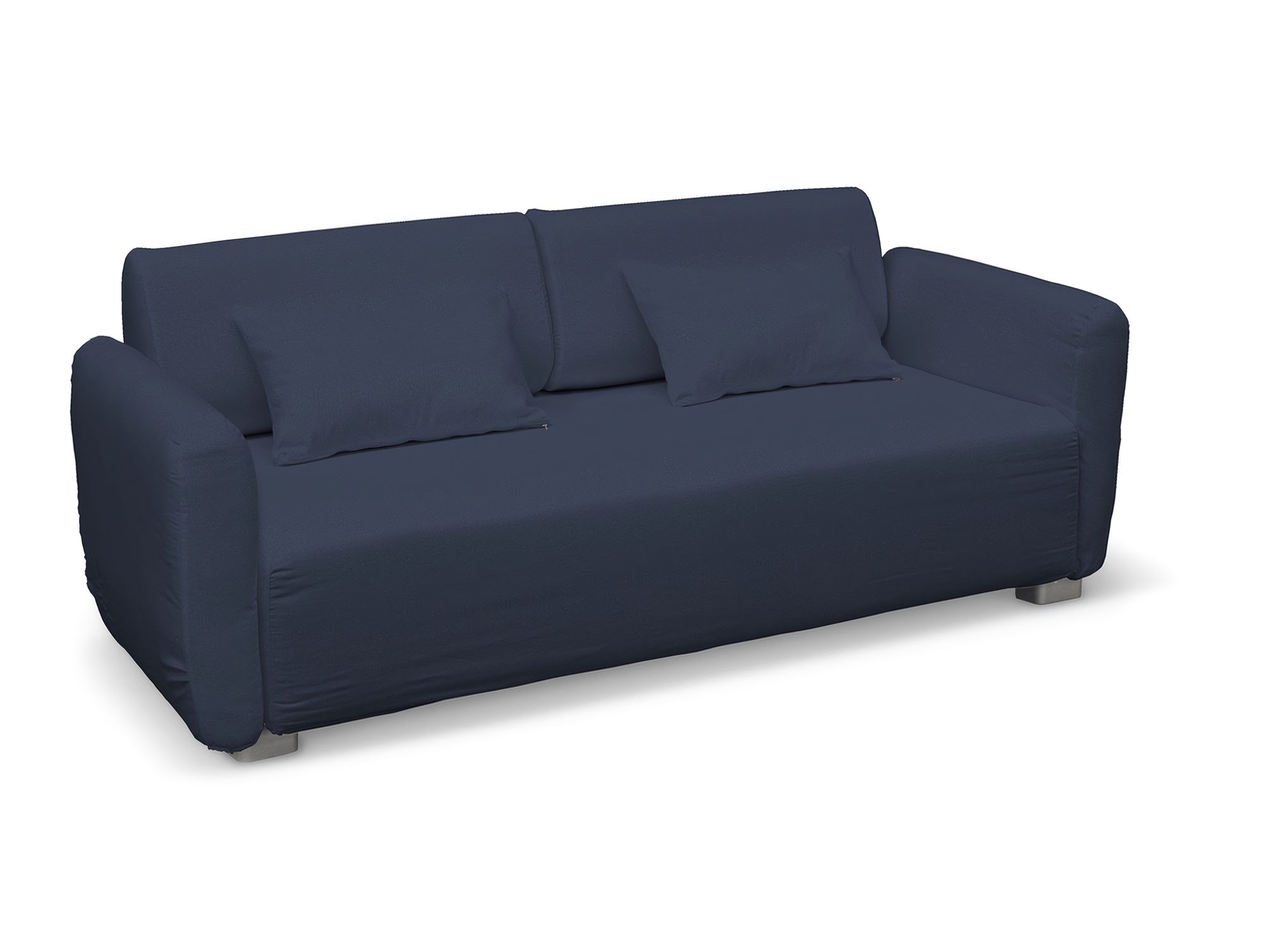 Bezug für Mysinge 2-Sitzer Sofa Farbe dunkelblau Stoff samt