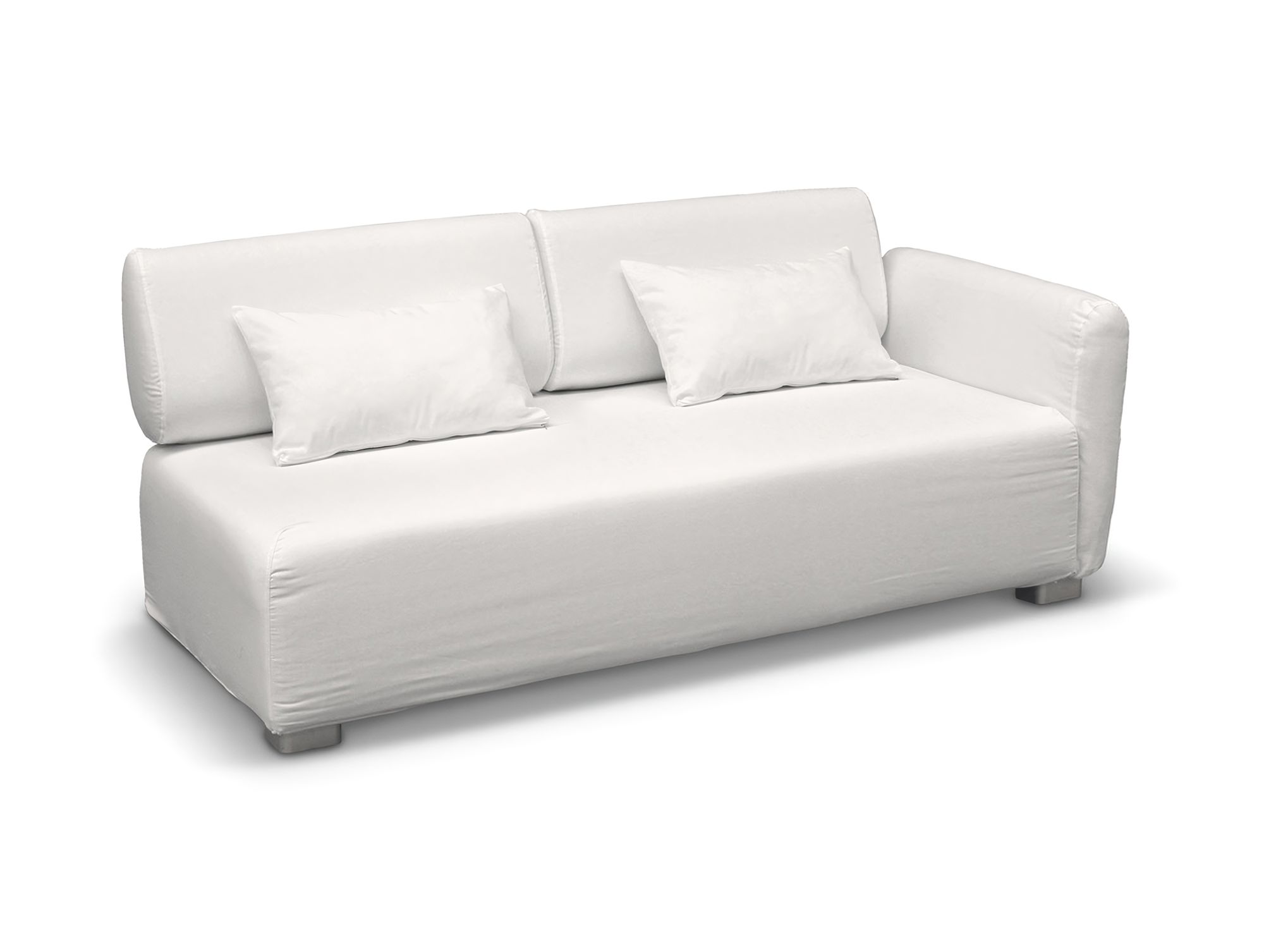 Bezug für Mysinge 2-Sitzer mit 1 Armelehne Sofa Farbe weiß