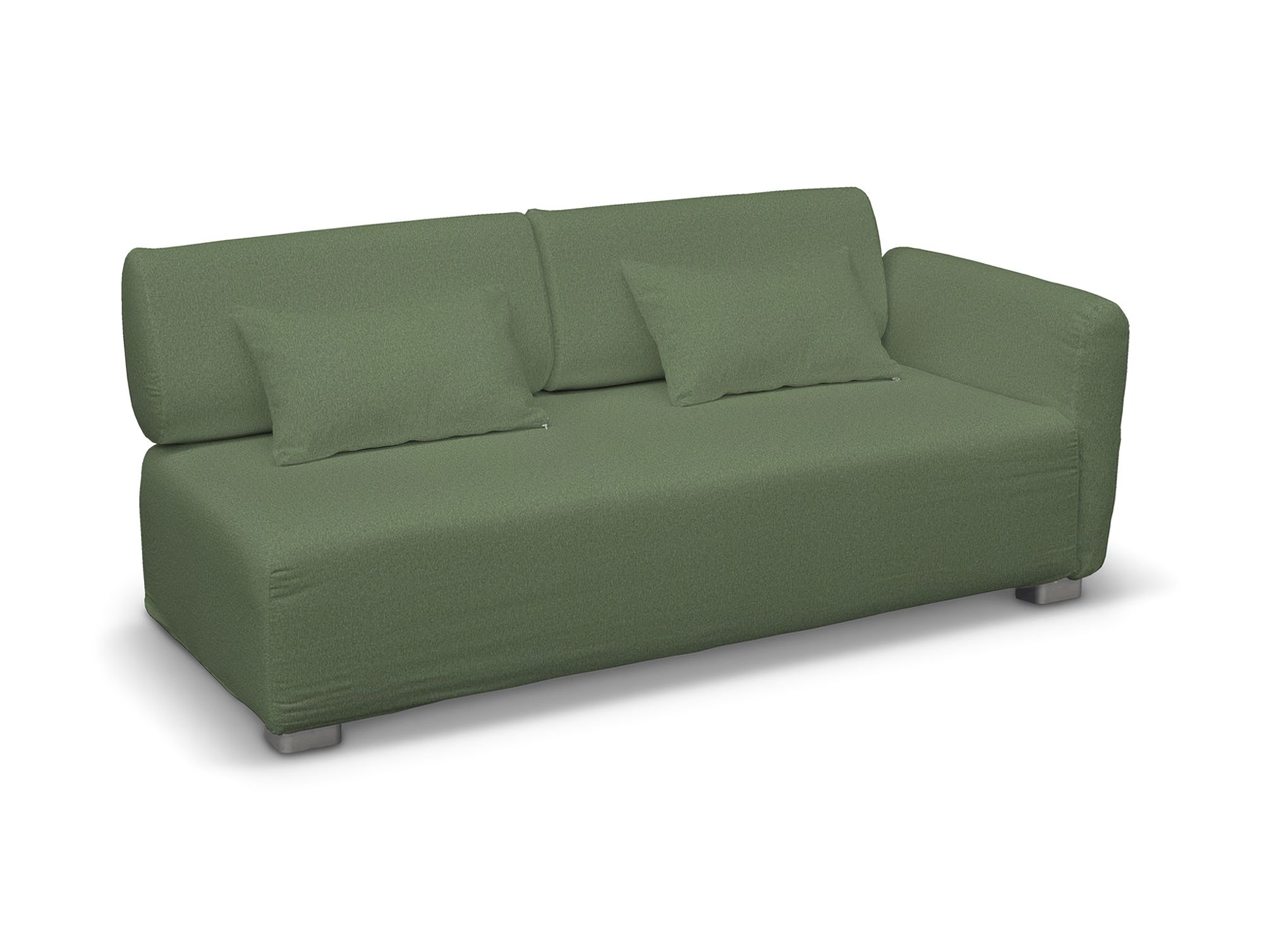 Bezug für Mysinge 2-Sitzer mit 1 Armelehne Sofa Farbe grün Stoff strukturiert