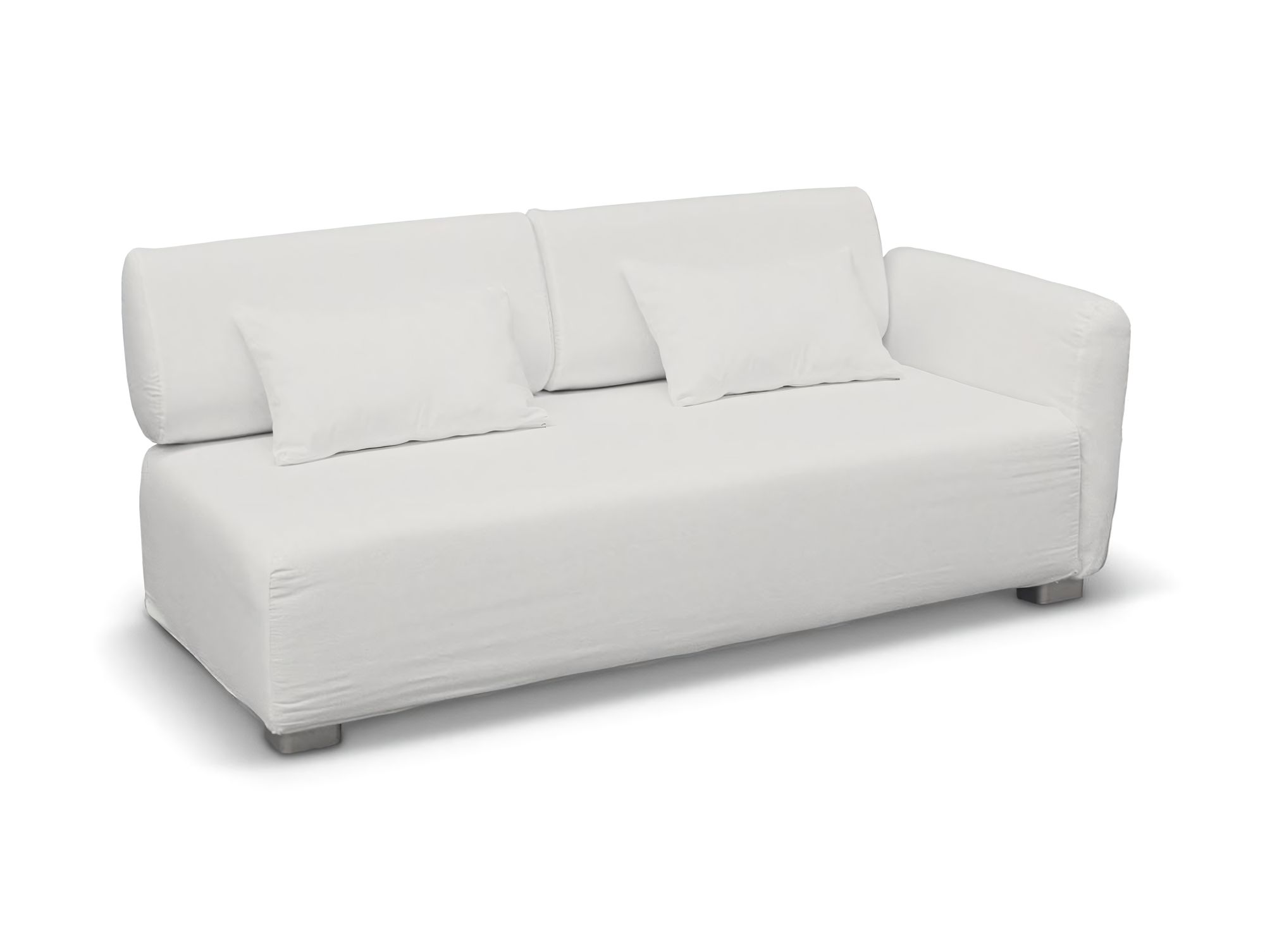Bezug für Mysinge 2-Sitzer mit 1 Armelehne Sofa Farbe beige Stoff strukturiert