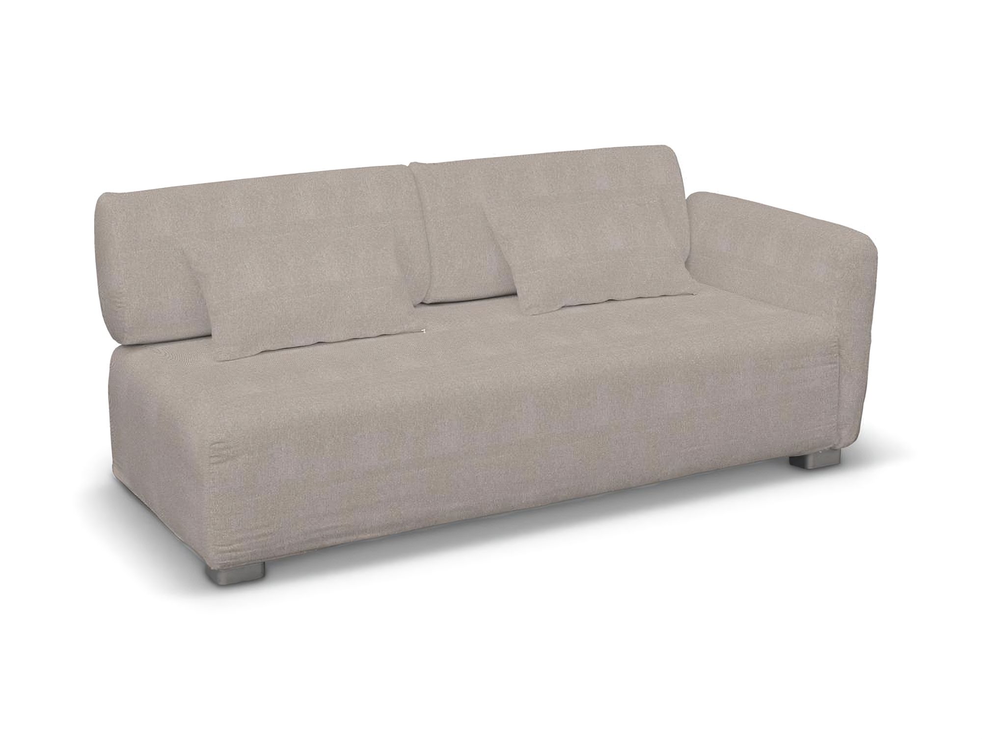 Bezug für Mysinge 2-Sitzer mit 1 Armelehne Sofa Farbe beige Stoff strukturiert