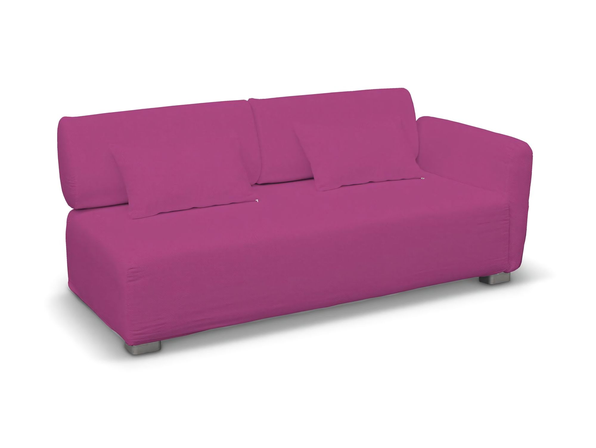Bezug für Mysinge 2-Sitzer mit 1 Armelehne Sofa Farbe rosa Stoff strukturiert