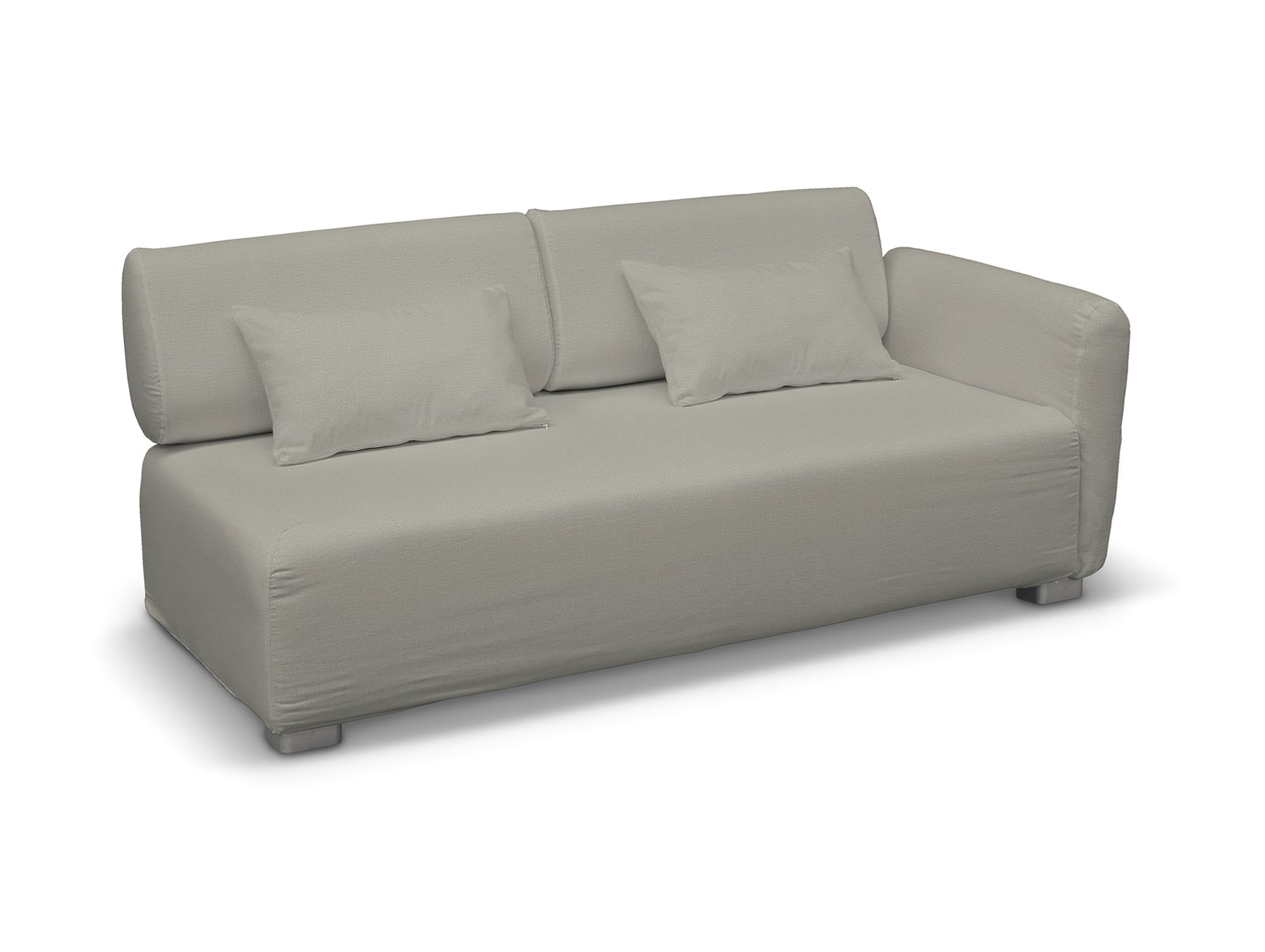 Bezug für Mysinge 2-Sitzer mit 1 Armelehne Sofa Farbe grün Stoff samt