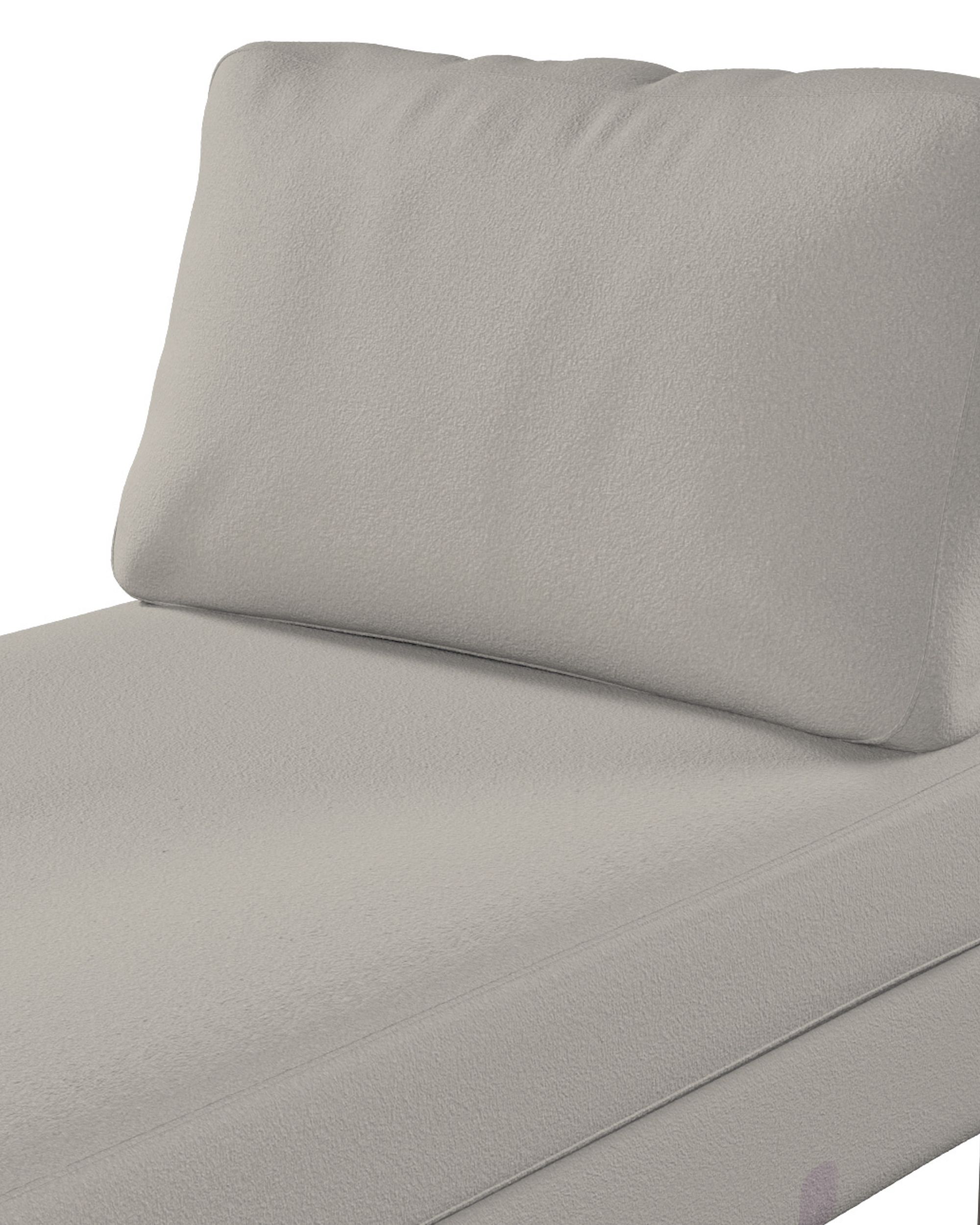 Bezug für Karlstad Recamiere ohne Armlehne kurz Farbe beige Stoff strukturiert (hover)