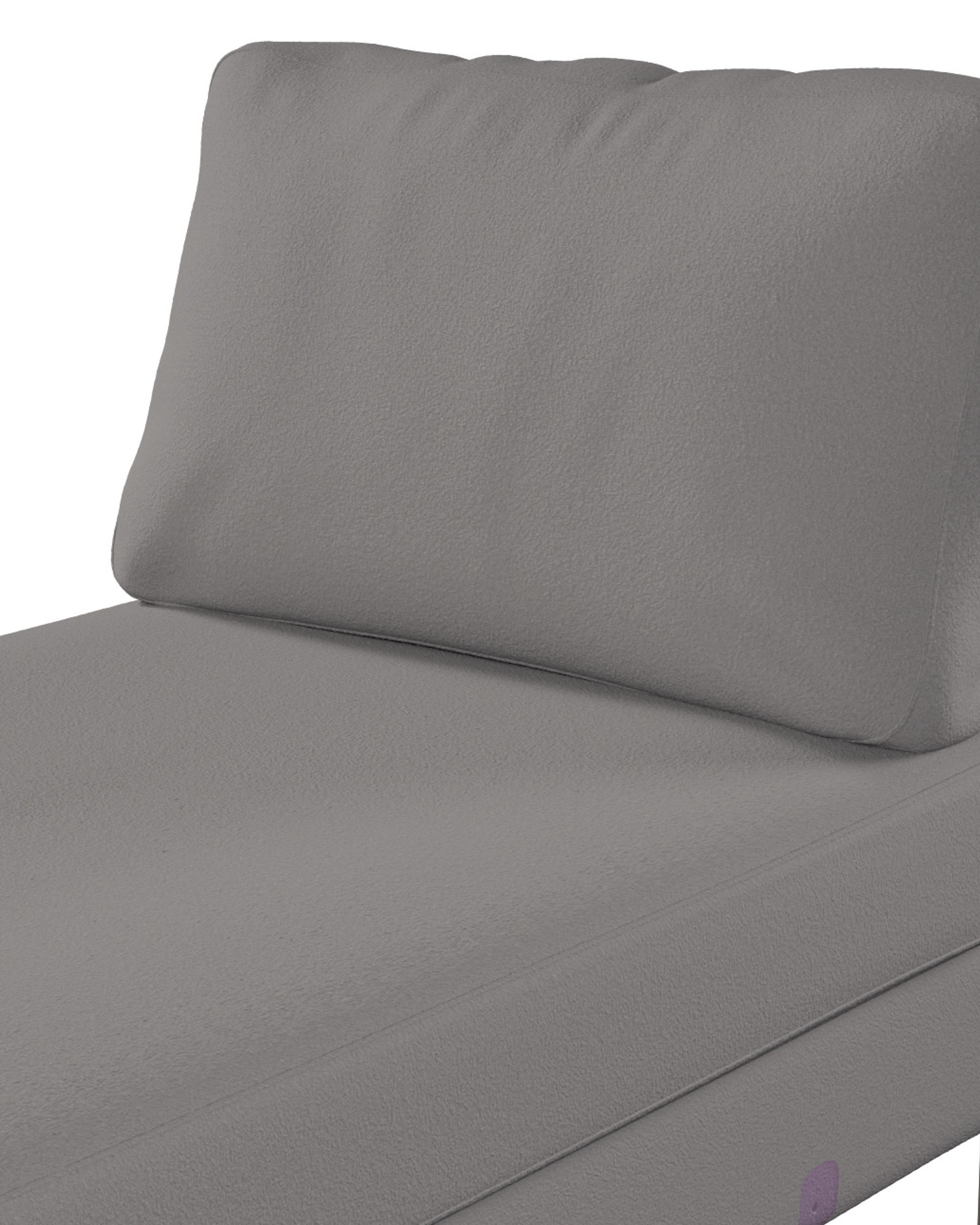 Bezug für Karlstad Recamiere ohne Armlehne kurz Farbe beige Stoff strukturiert (hover)