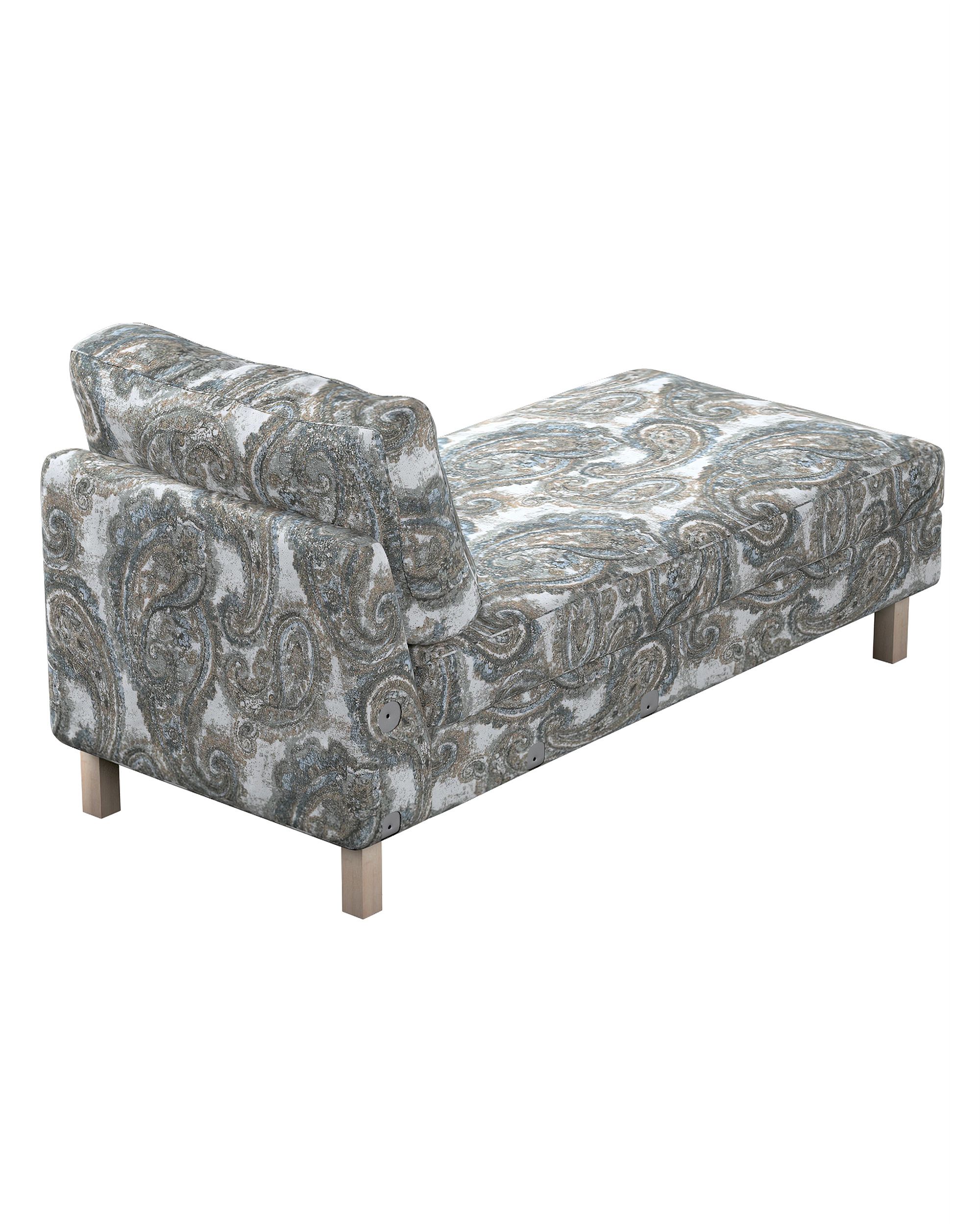 Bezug für Karlstad Recamiere Zustellsofa, kurz Farbe bunt Stoff strukturiert, gemustert (hover)
