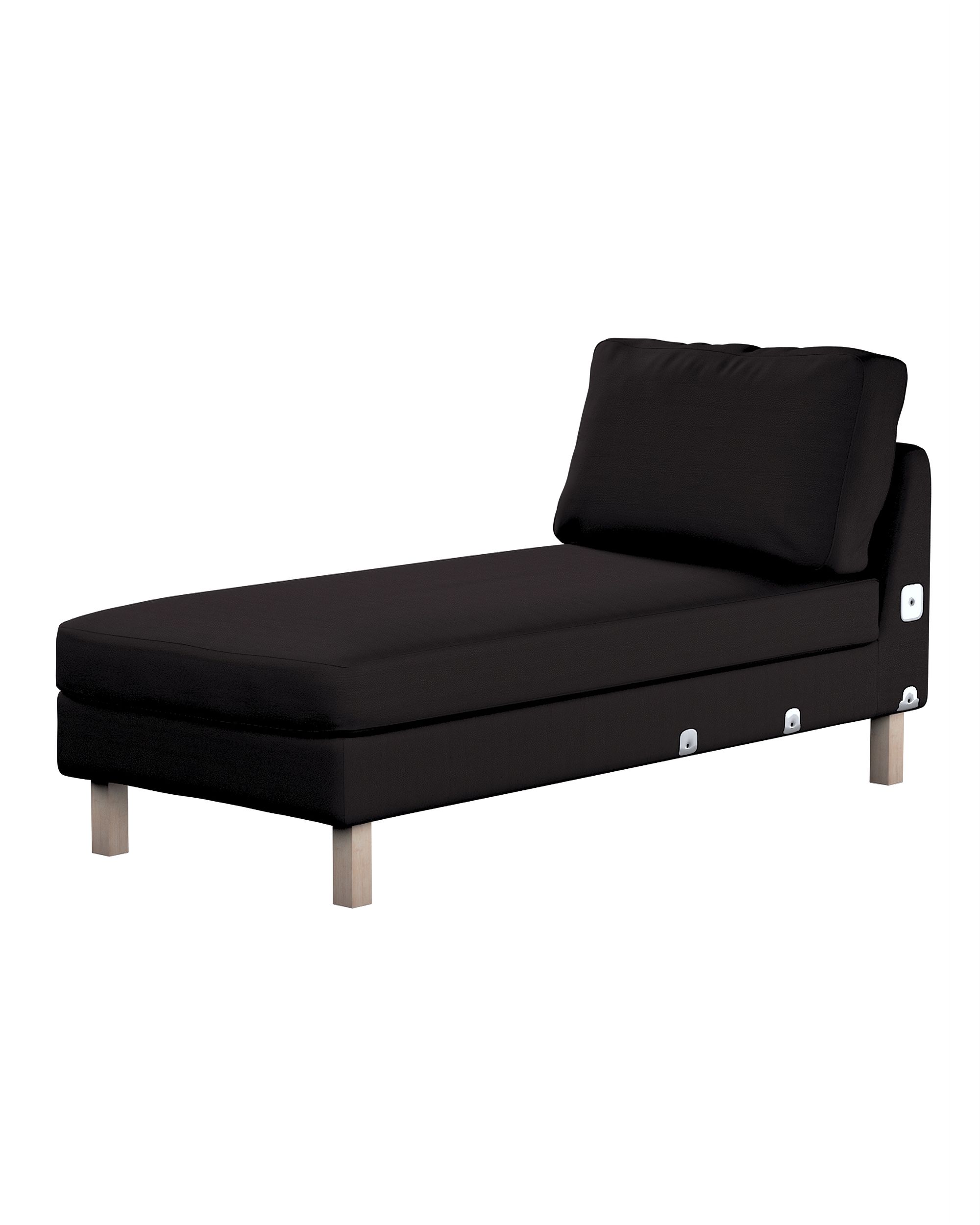 Bezug für Karlstad Recamiere Zustellsofa, kurz Farbe grau