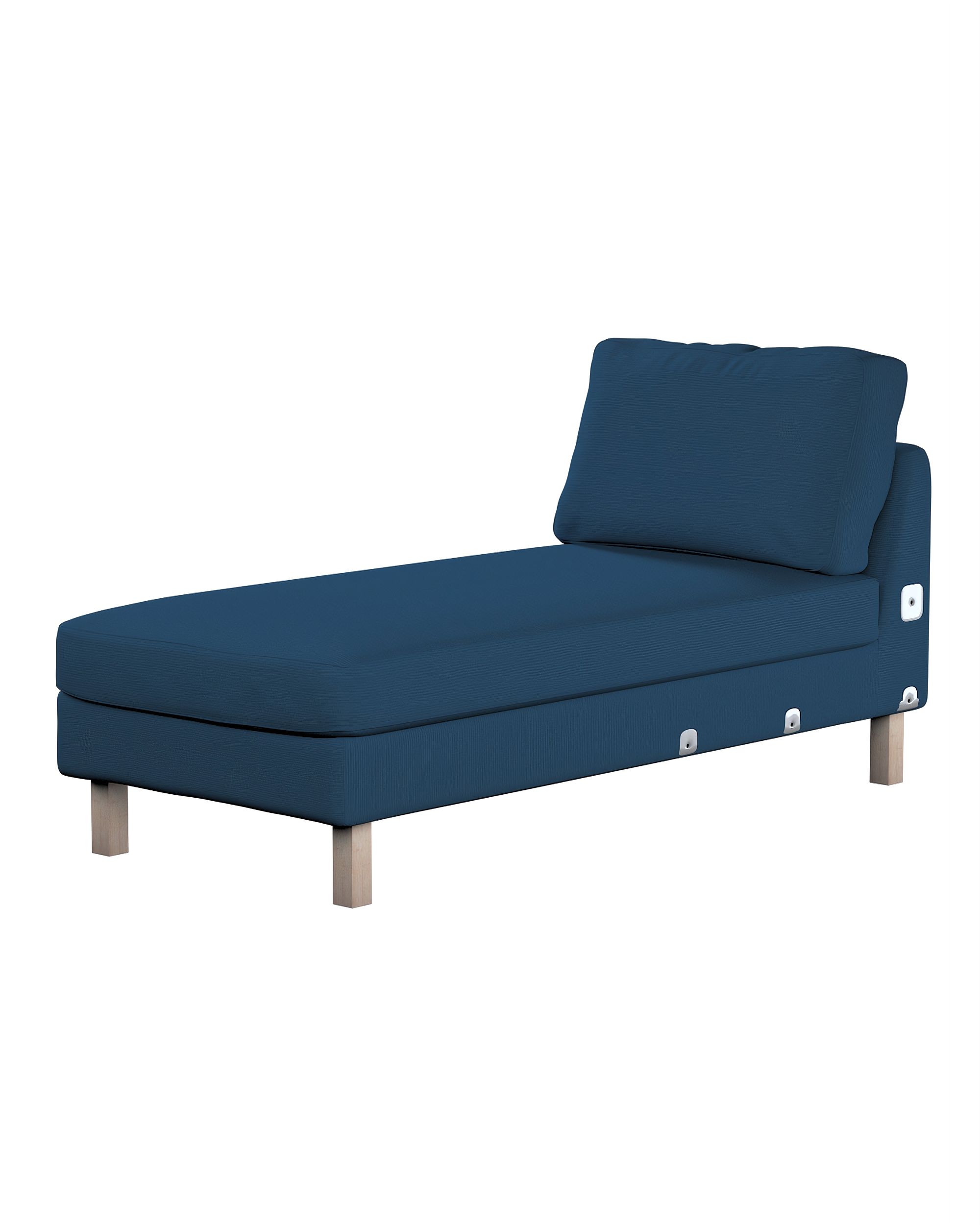 Bezug für Karlstad Recamiere Zustellsofa, kurz Farbe dunkelblau