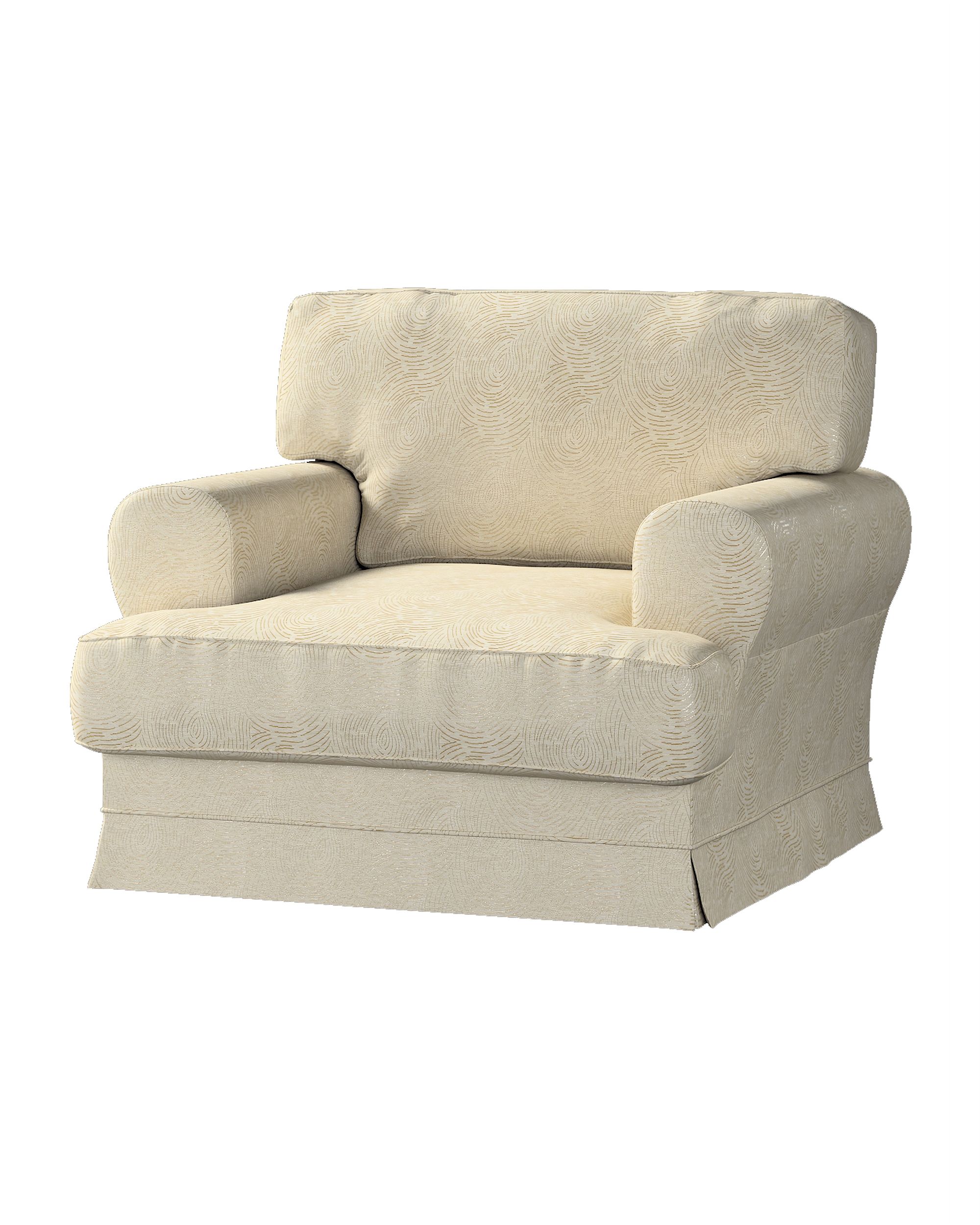 Bezug für Ekeskog Sessel Farbe beige Stoff glänzend, strukturiert, gemustert
