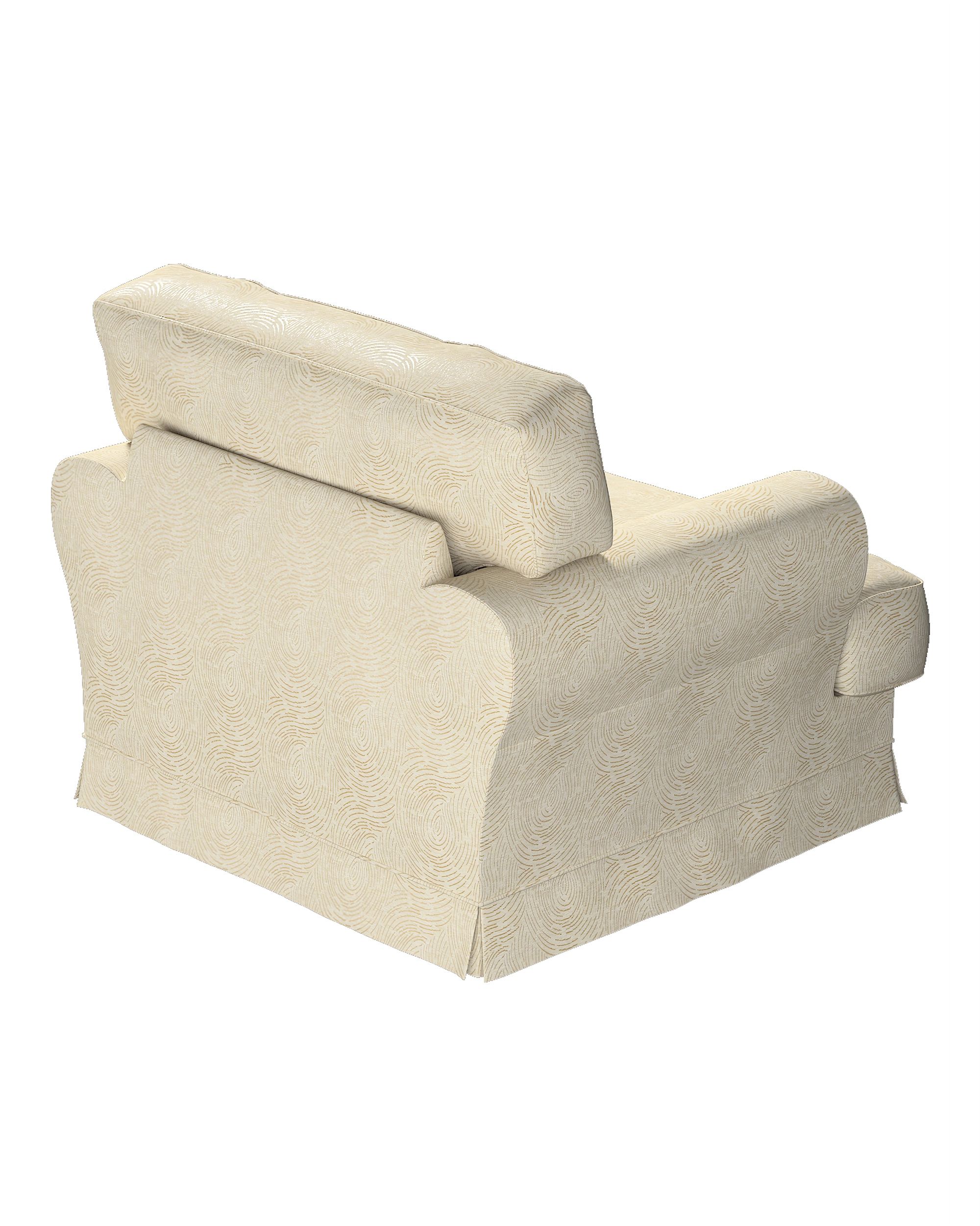 Bezug für Ekeskog Sessel Farbe beige Stoff glänzend, strukturiert, gemustert (hover)