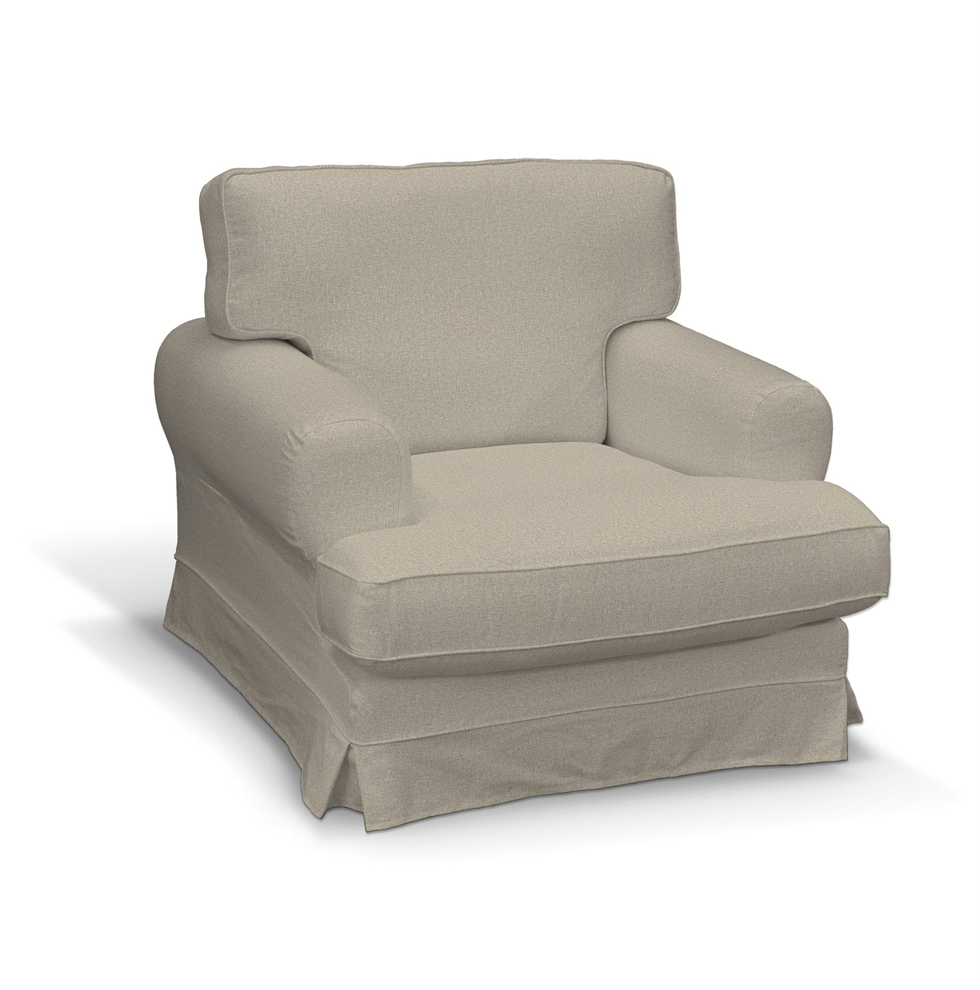 Bezug für Ekeskog Sessel Farbe beige Stoff strukturiert