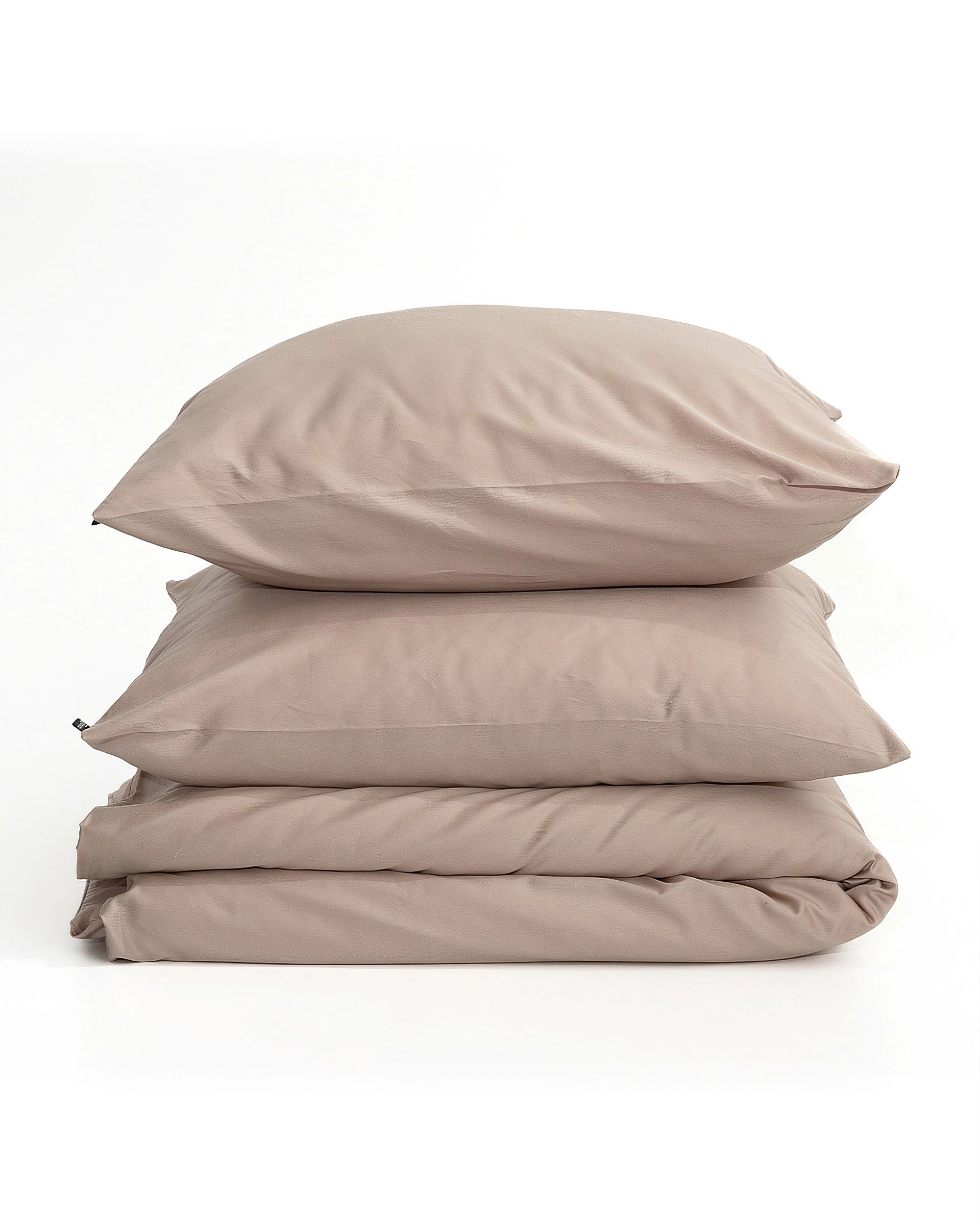 Bettwäsche Baumwollsatin rose beige 160x200