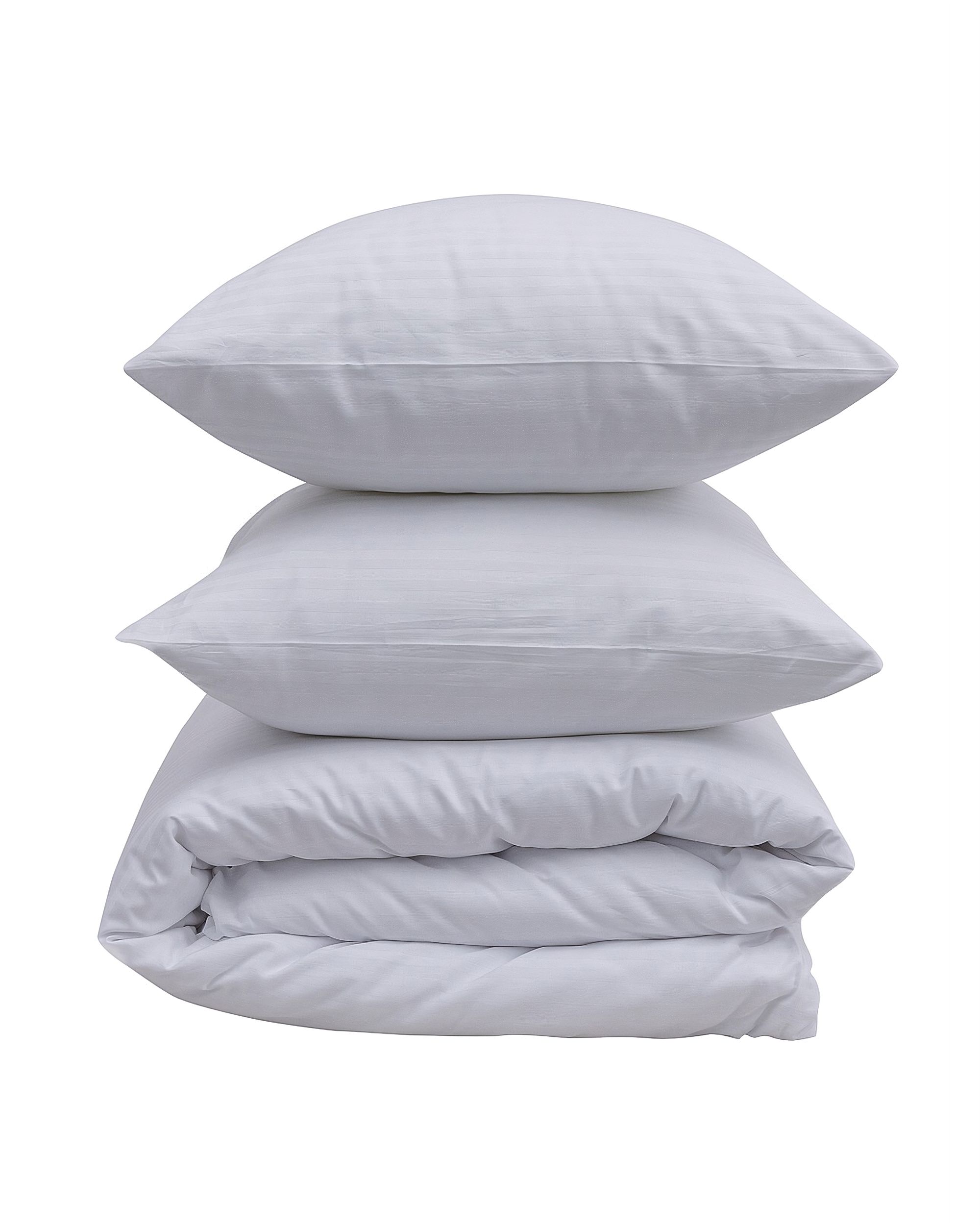 Bettwäsche Jacquard-Satin Pure Snow 160x200 cm (hover)