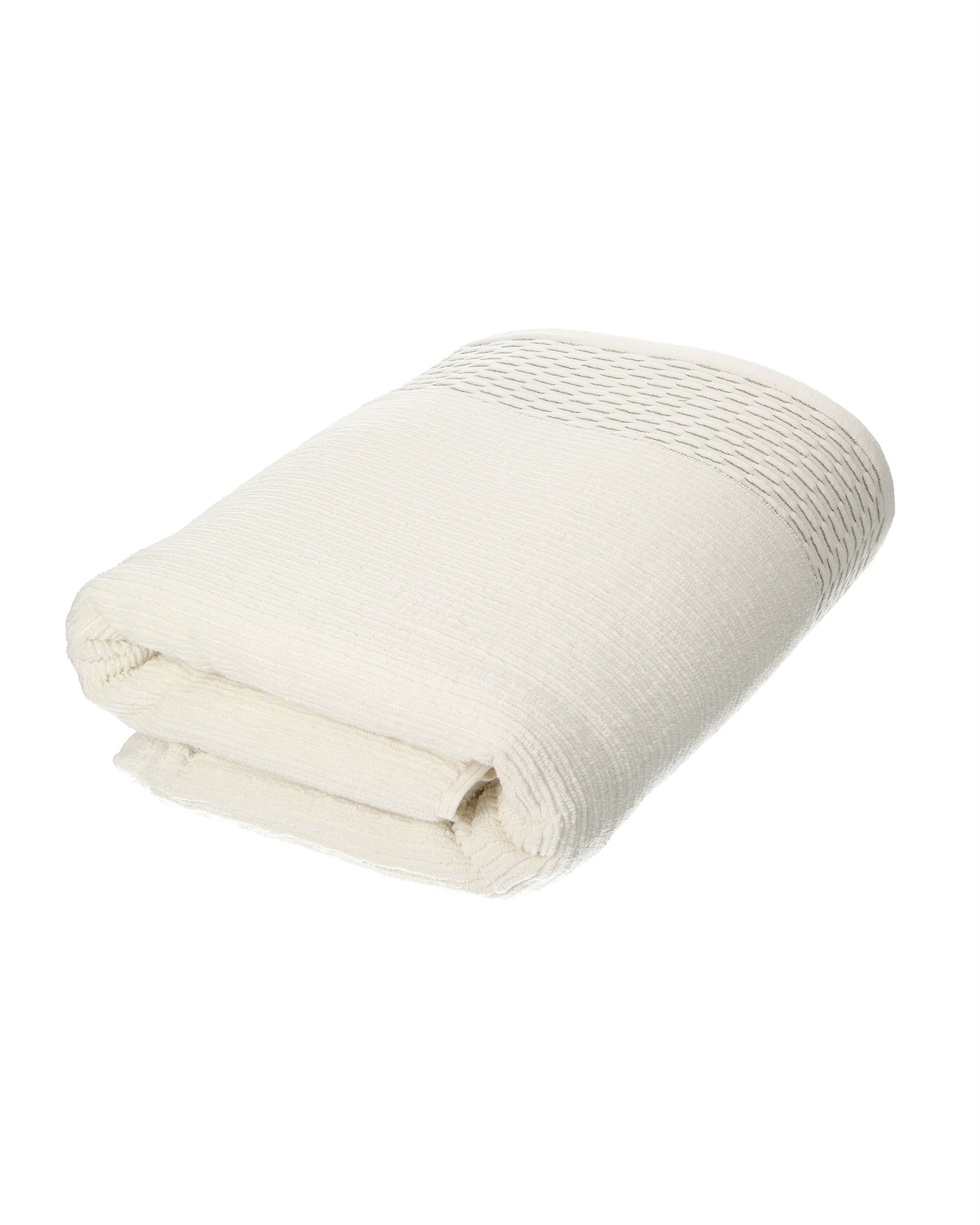 Badetuch Ripple 70x140 cm ivory