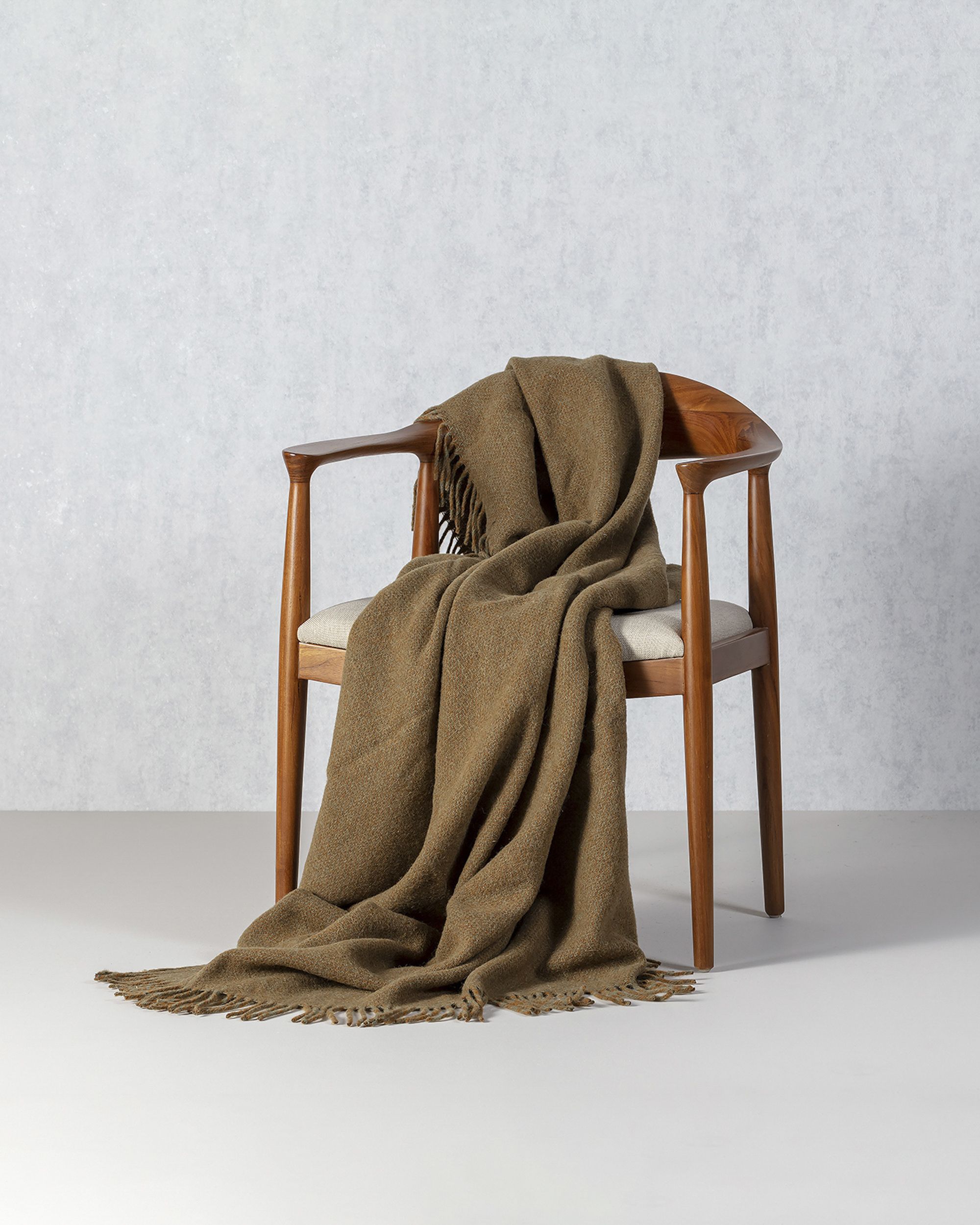 Plaid Seeland 140x200cm melange brown grey