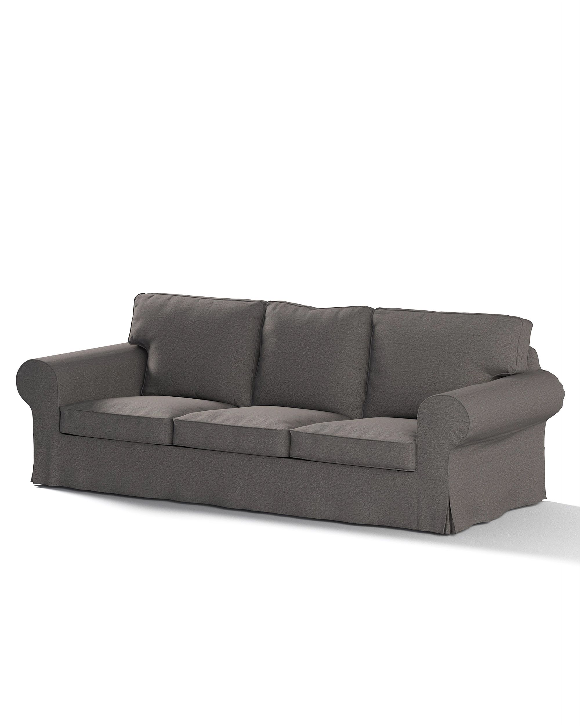 Bezug für Ektorp 3-Sitzer Schlafsofa, neues Modell (2013) Farbe grau Stoff strukturiert