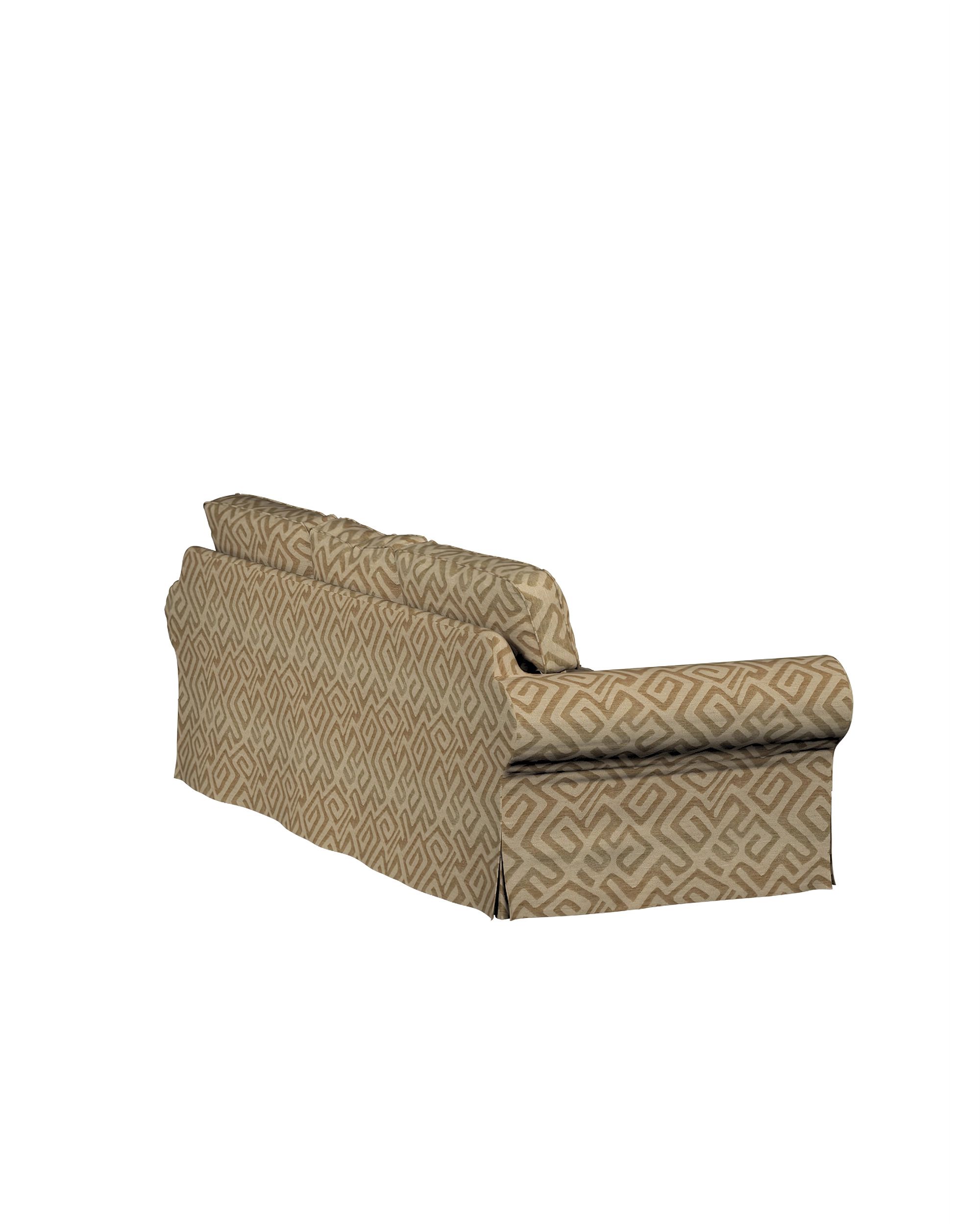 Bezug für Ektorp 3-Sitzer Schlafsofa, neues Modell (2013) Farbe beige Stoff strukturiert, gemustert (hover)