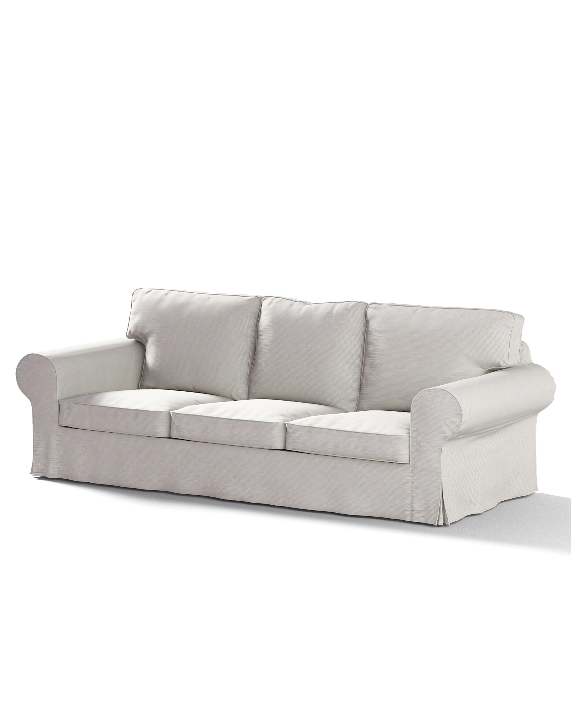 Bezug für Ektorp 3-Sitzer Schlafsofa, neues Modell (2013) Farbe grau