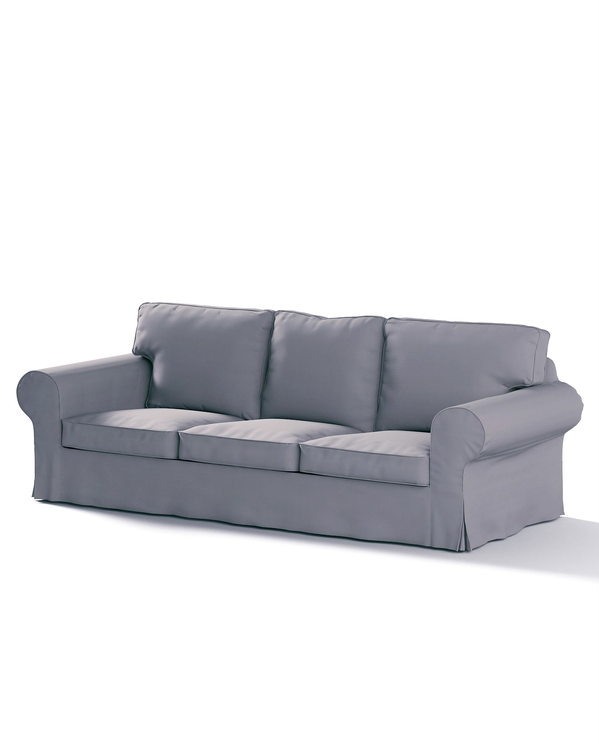 Bezug für Ektorp 3-Sitzer Schlafsofa, neues Modell (2013) Farbe grau