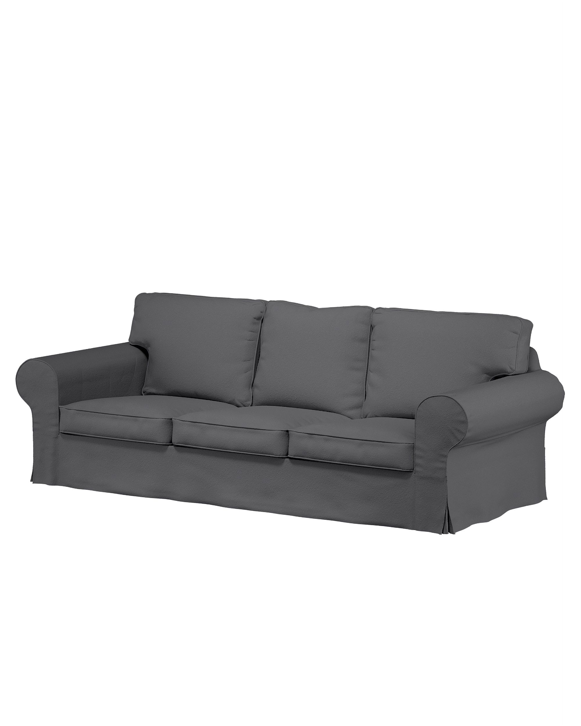 Bezug für Ektorp 3-Sitzer Schlafsofa, neues Modell (2013) Farbe grau Stoff strukturiert