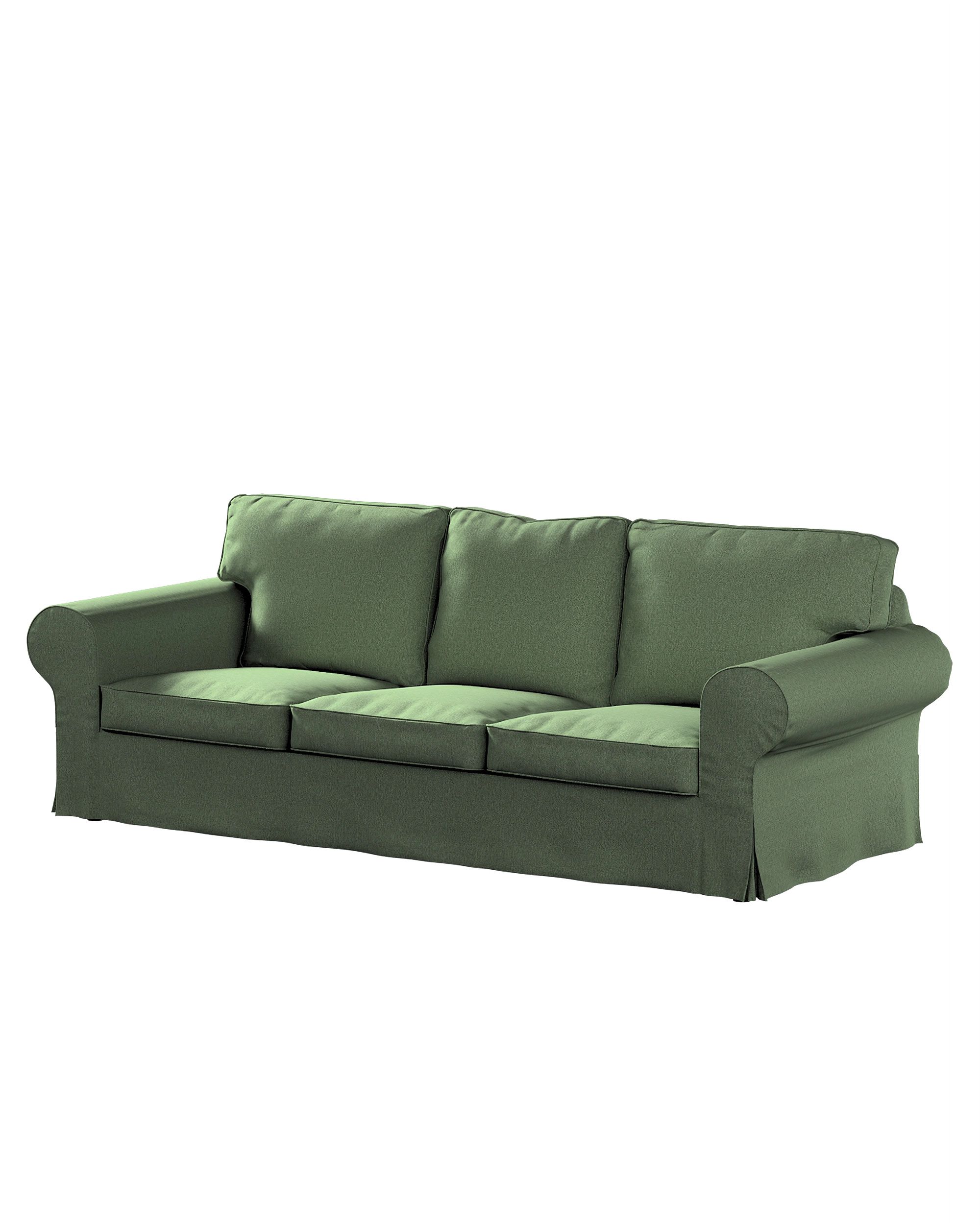 Bezug für Ektorp 3-Sitzer Schlafsofa, neues Modell (2013) Farbe grün Stoff strukturiert