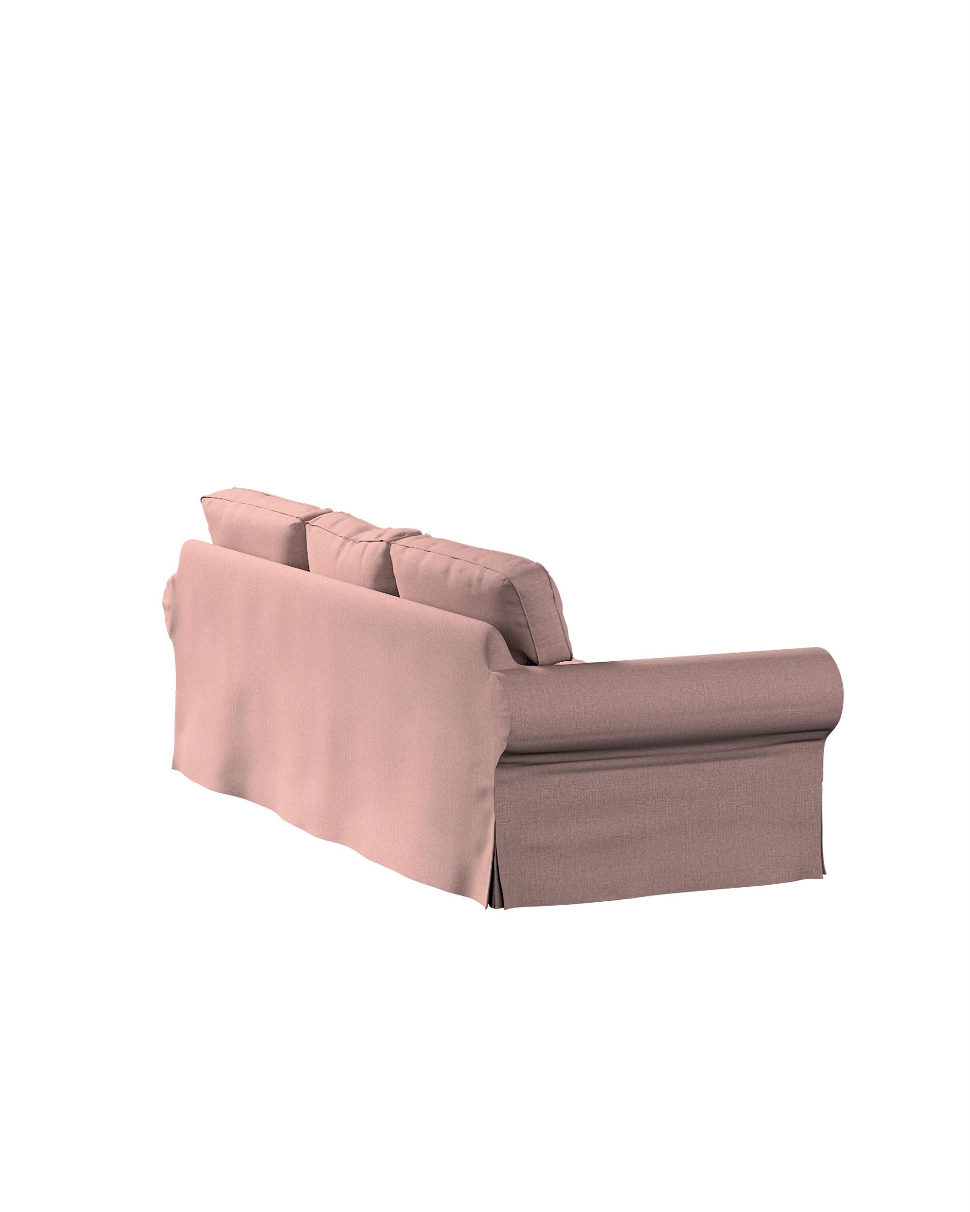 Bezug für Ektorp 3-Sitzer Schlafsofa, neues Modell (2013) Farbe rosa Stoff strukturiert (hover)