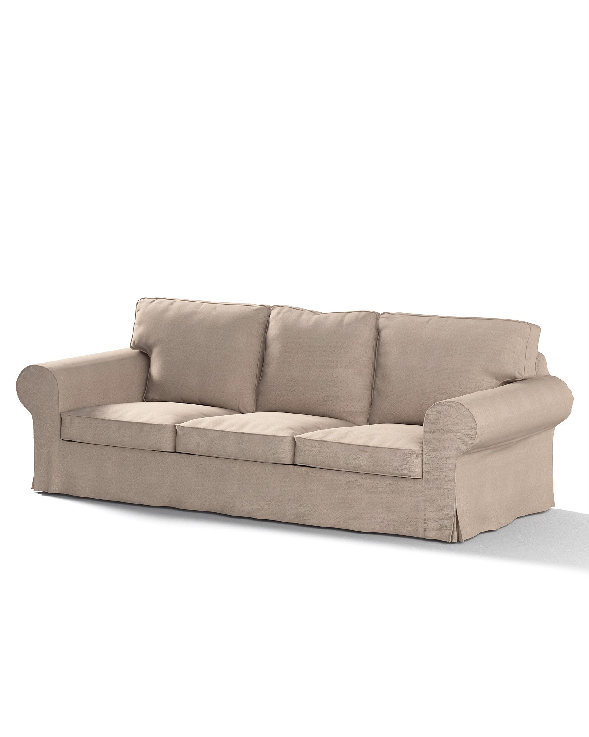Bezug für Ektorp 3-Sitzer Schlafsofa, neues Modell (2013) Farbe beige Stoff strukturiert