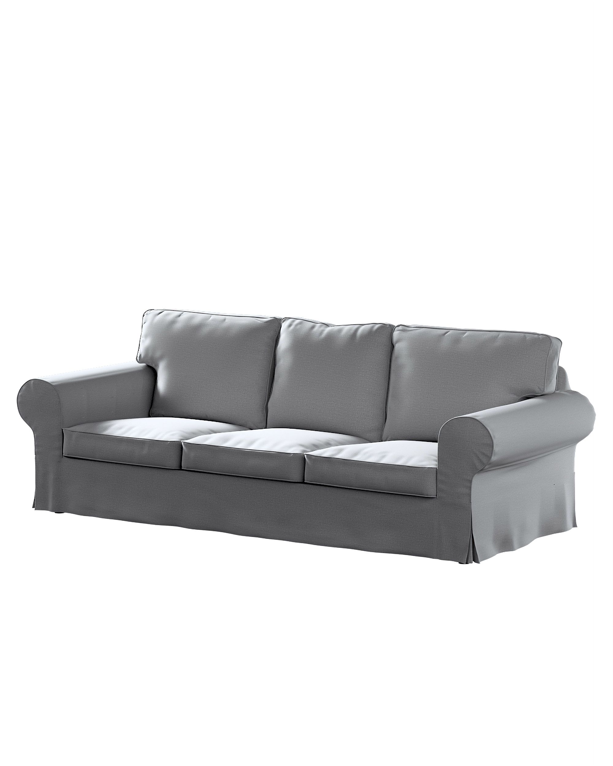 Bezug für Ektorp 3-Sitzer Schlafsofa, neues Modell (2013) Farbe grau Stoff samt
