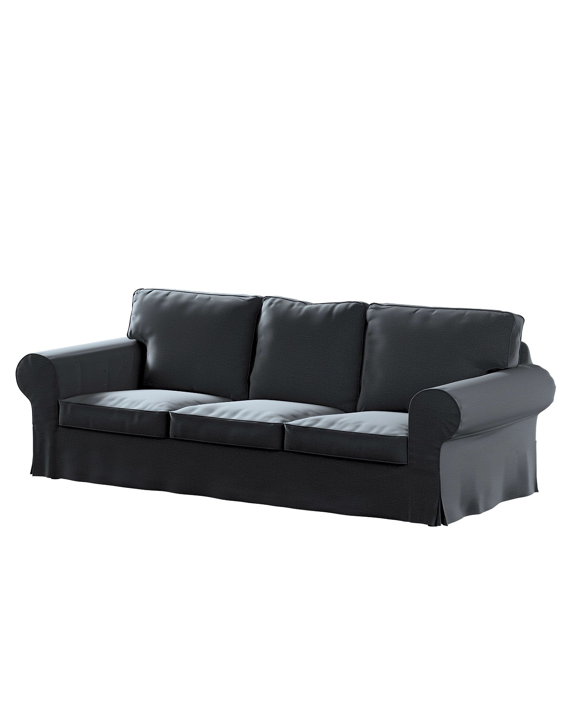 Bezug für Ektorp 3-Sitzer Schlafsofa, neues Modell (2013) Farbe grau Stoff samt