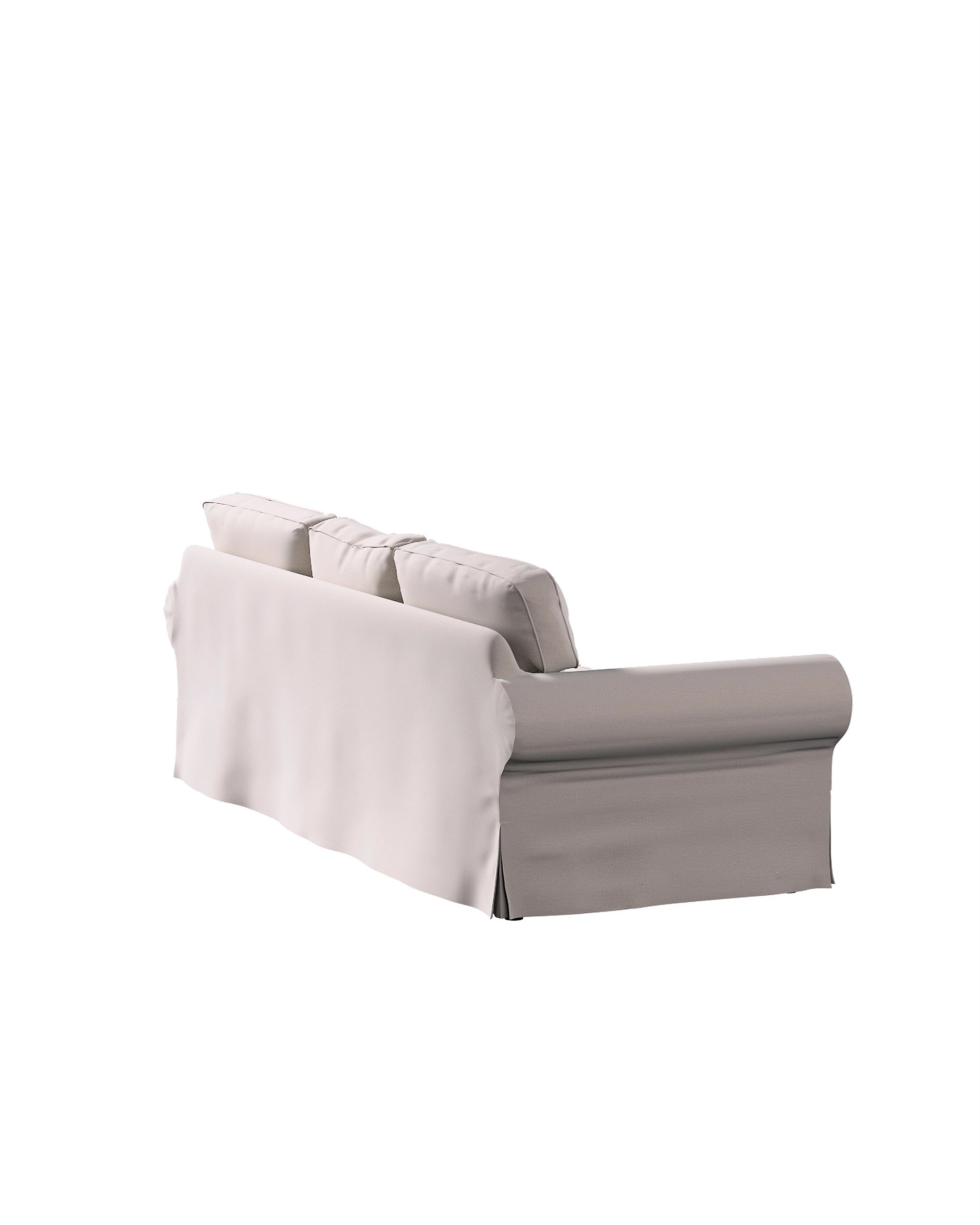 Bezug für Ektorp 3-Sitzer Schlafsofa, neues Modell (2013) Farbe beige Stoff samt (hover)