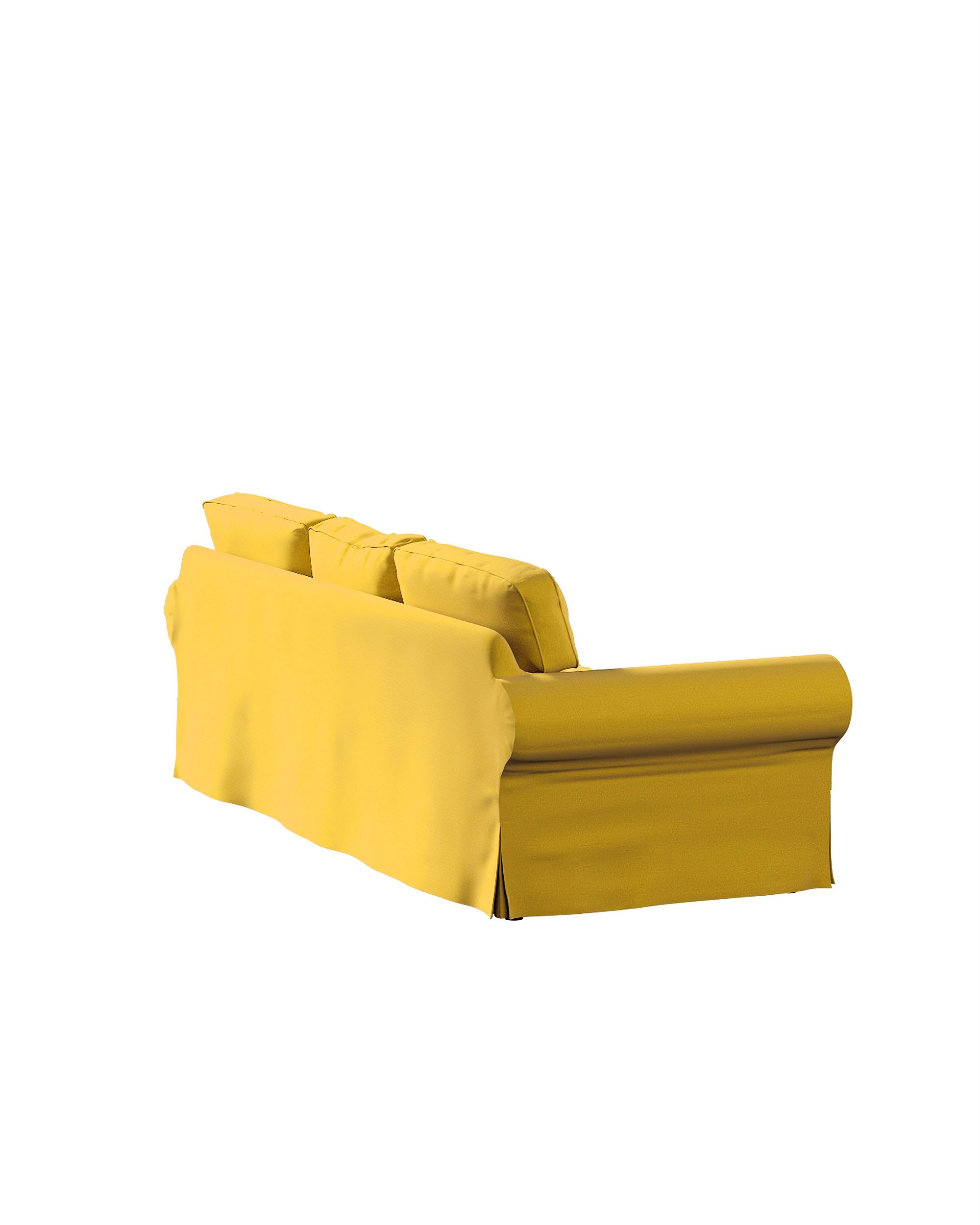 Bezug für Ektorp 3-Sitzer Schlafsofa, neues Modell (2013) Farbe gelb Stoff samt (hover)
