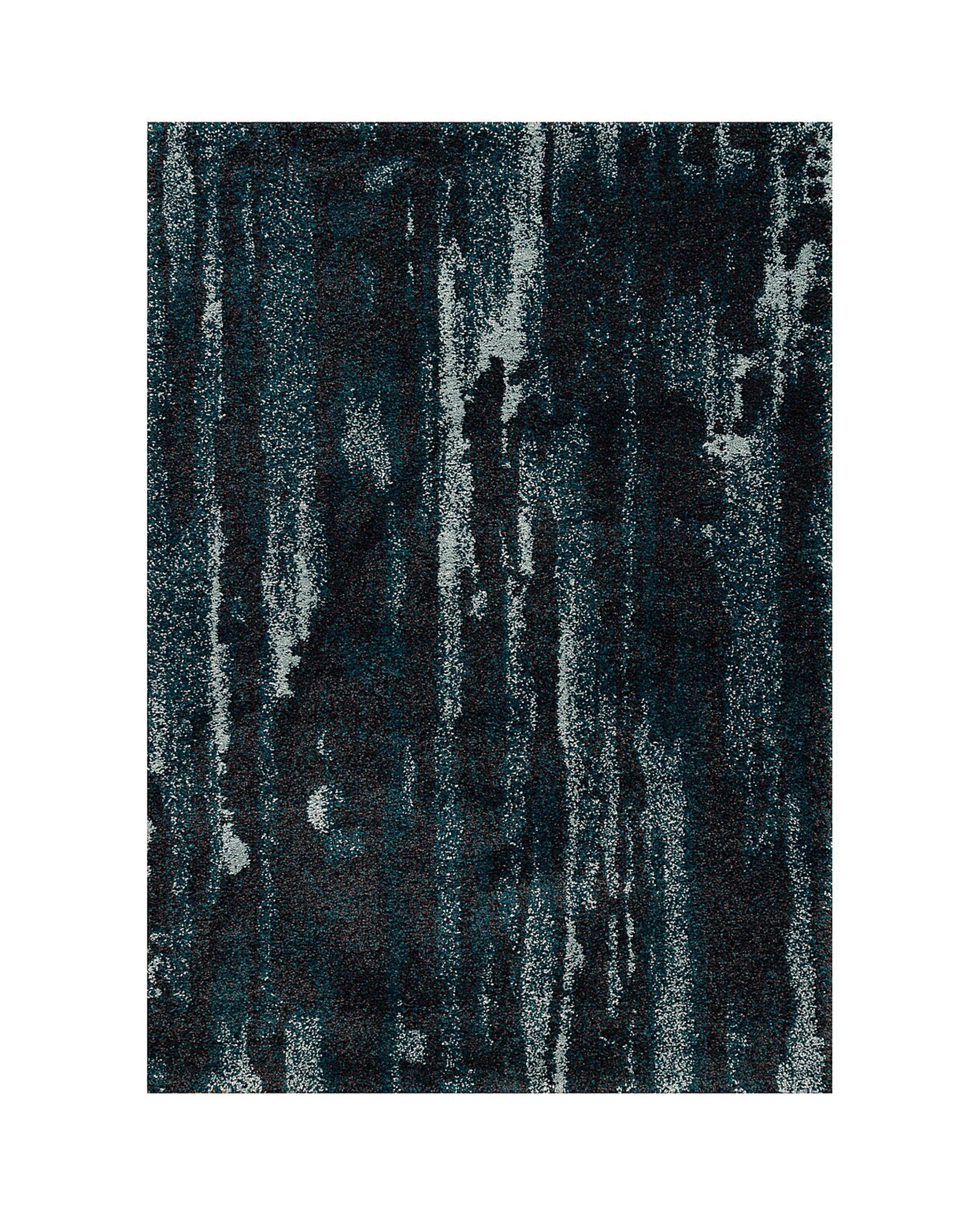 Teppich Softness near black/peacock blue 120x160