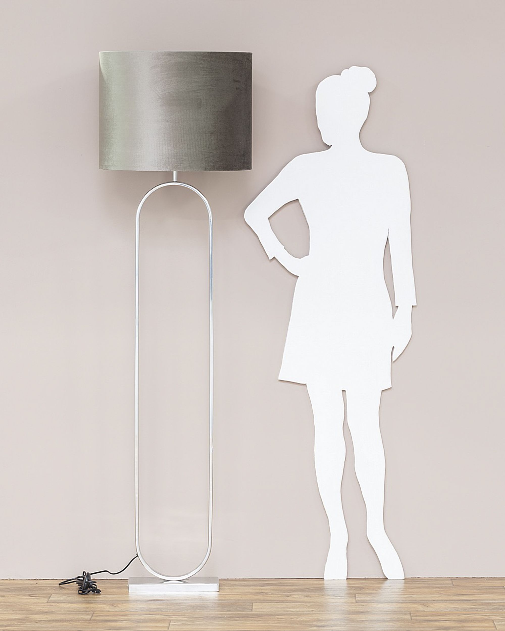 Stehlampe Mira Taupe (hover)