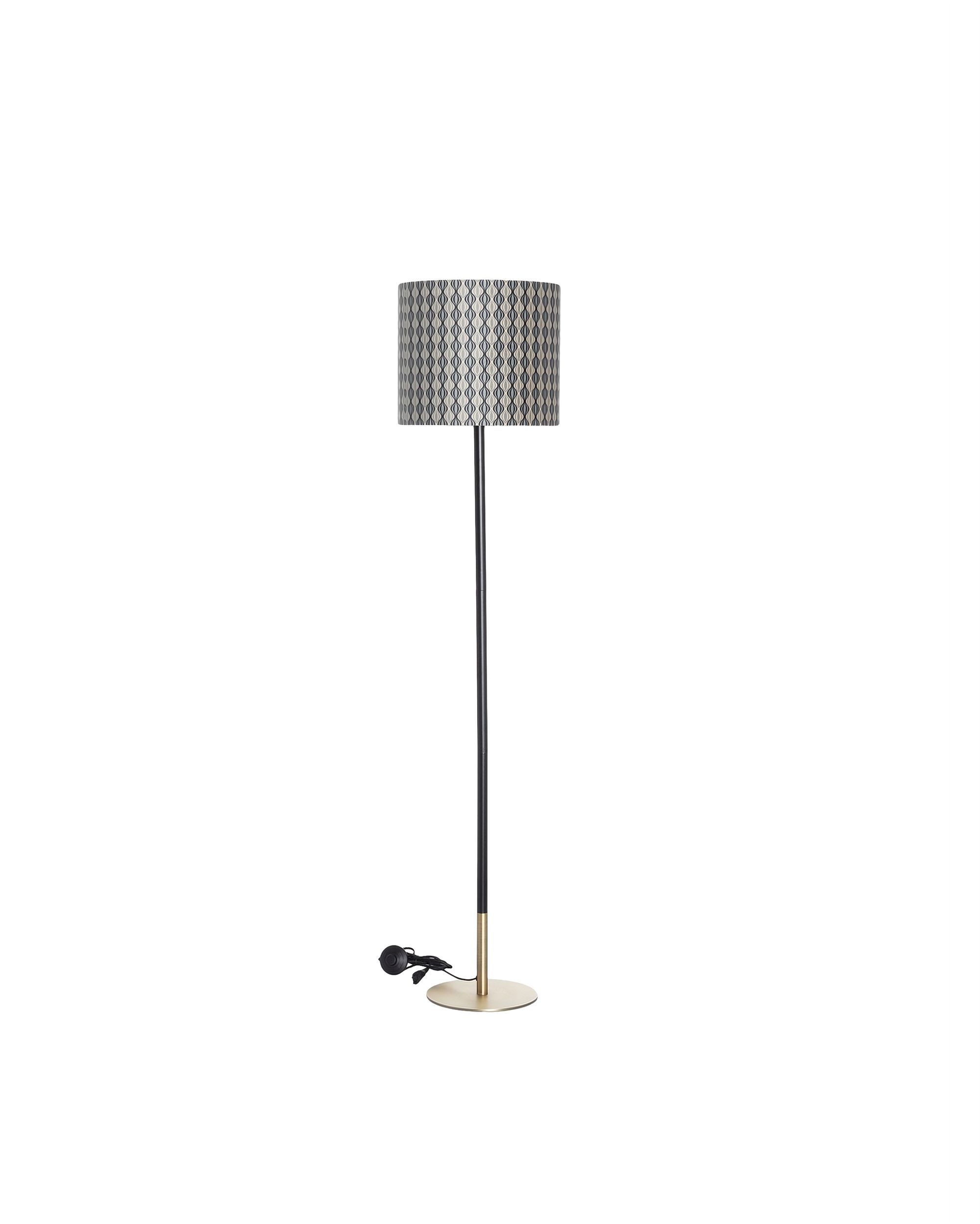 Stehlampe Hailey Black&Gray Patterns 163cm