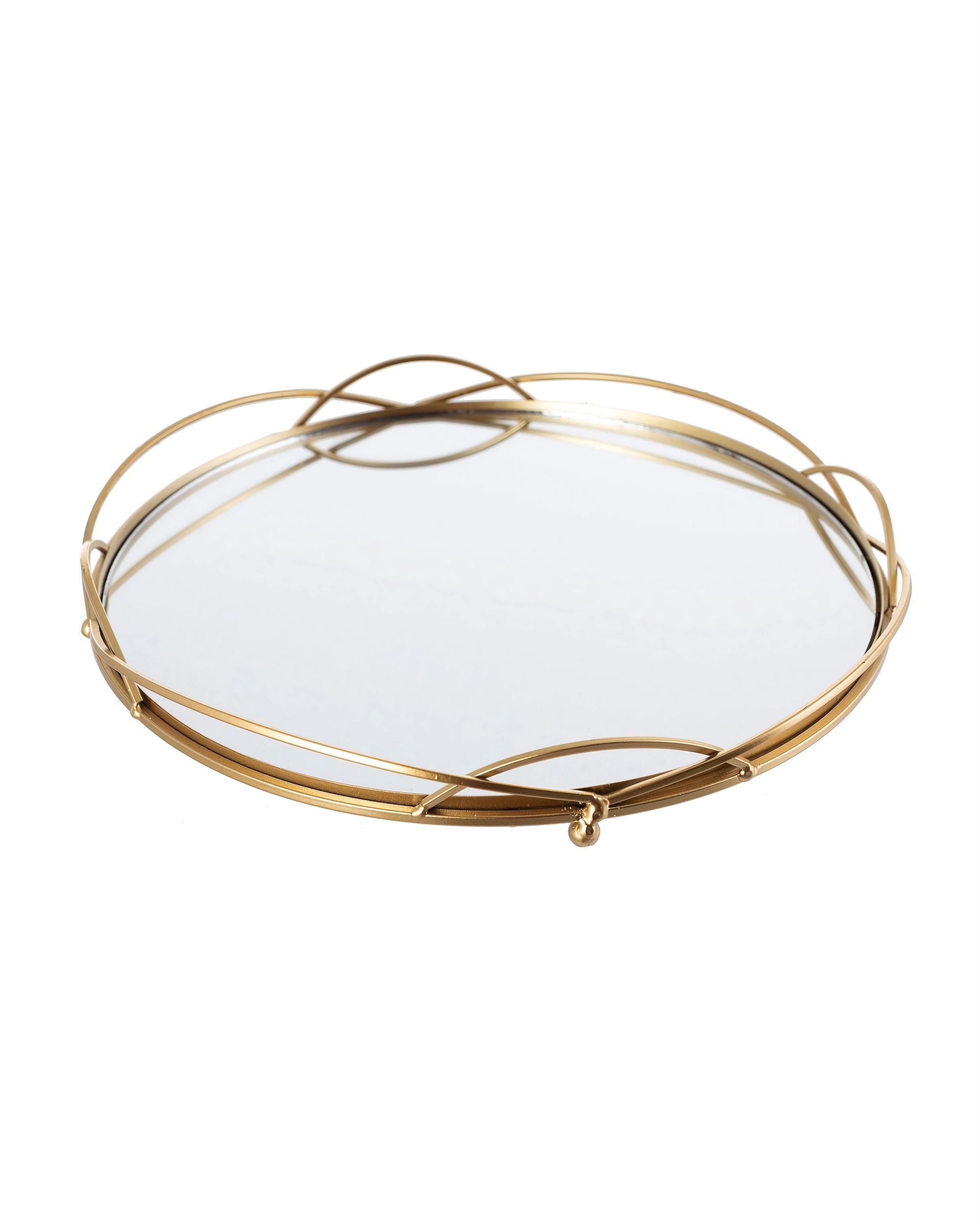 Tablett Gold Mirror ⌀28cm (hover)